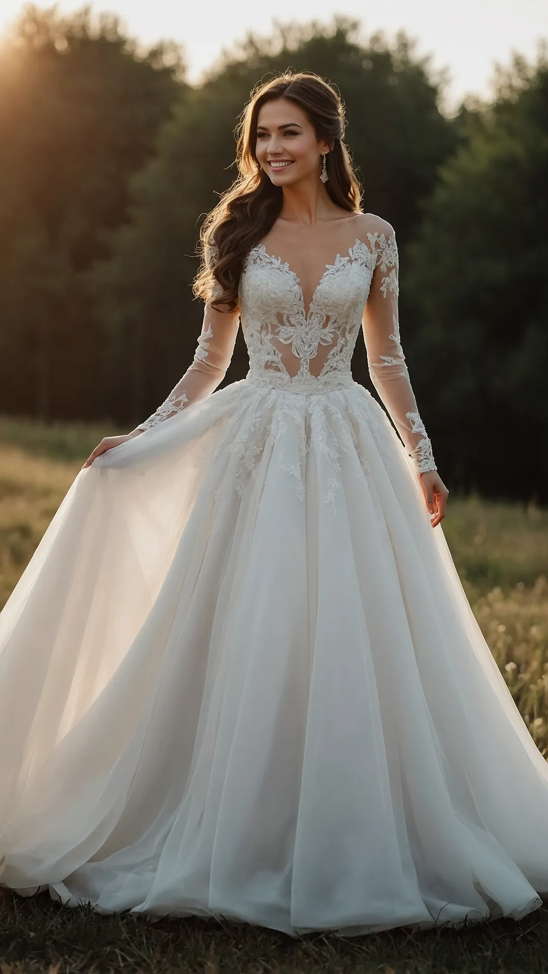 Timeless Charm: 22 Vintage Wedding Gown Ideas to Make You Say “I Do” 43 Twirl-Worthy Wonders
