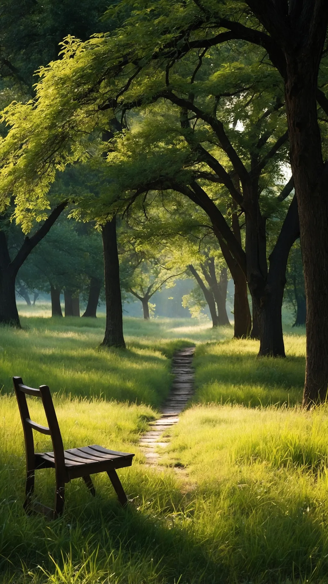 Nature Bliss: 20 Wallpapers that Bring Peace to Your Screens 44 Verdant Screen Escape