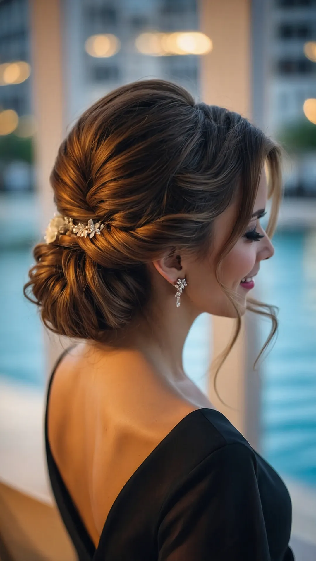 19 Trendy Updo Hairstyles for Bridesmaids that Wow!** ** 46 Effortless Elegance, Secured