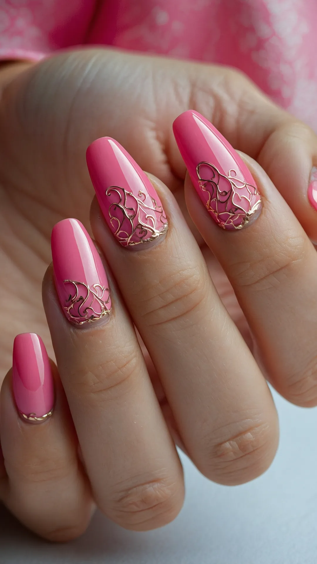 Pretty in Pink: 19 Hot Pink Nail Inspirations for Summer 38 Radiant Rose Mani