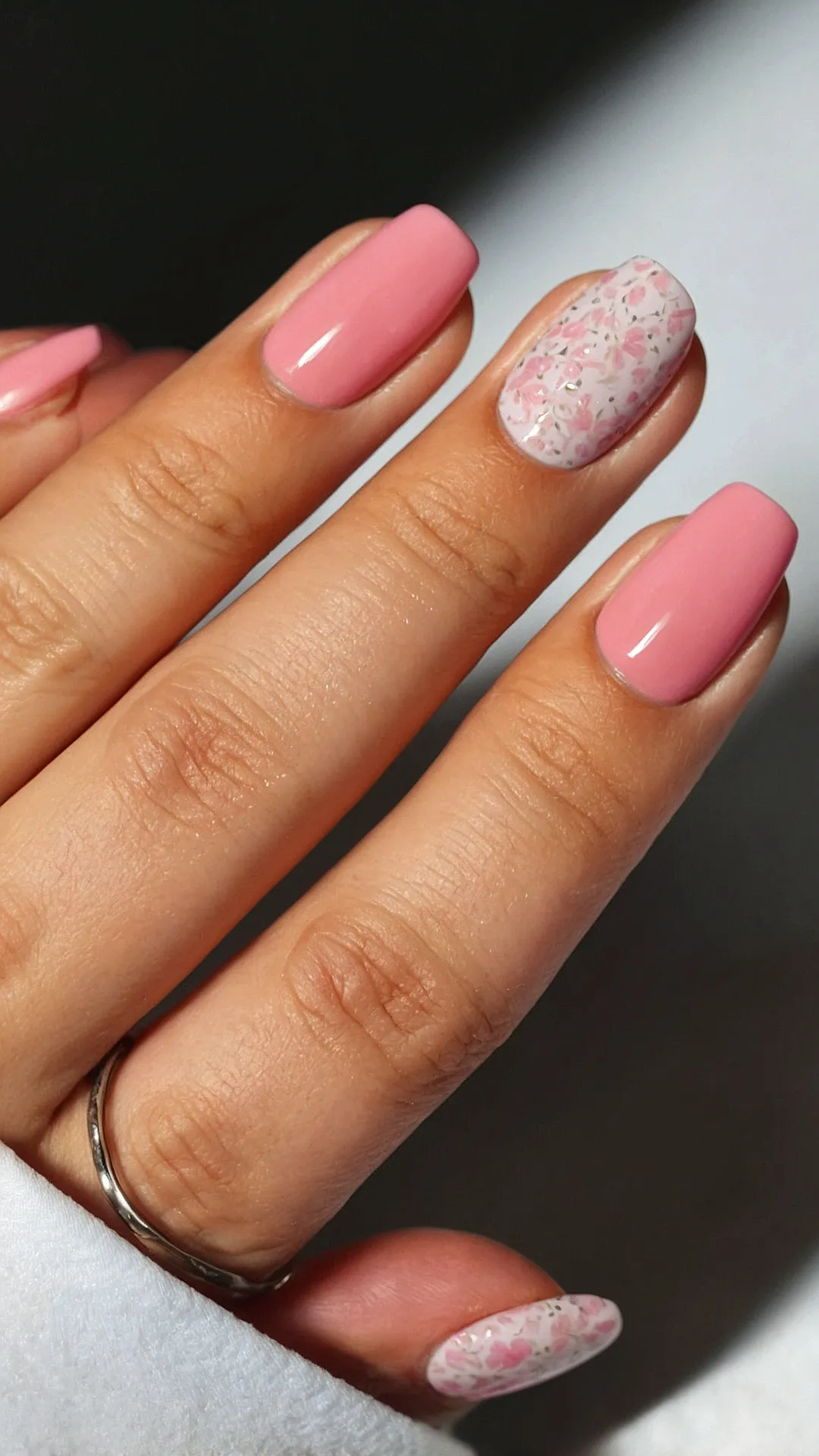 The Ultimate Guide to 19 Pink Acrylic Nail Designs for Every Mood 39 Glittering Pink Reign