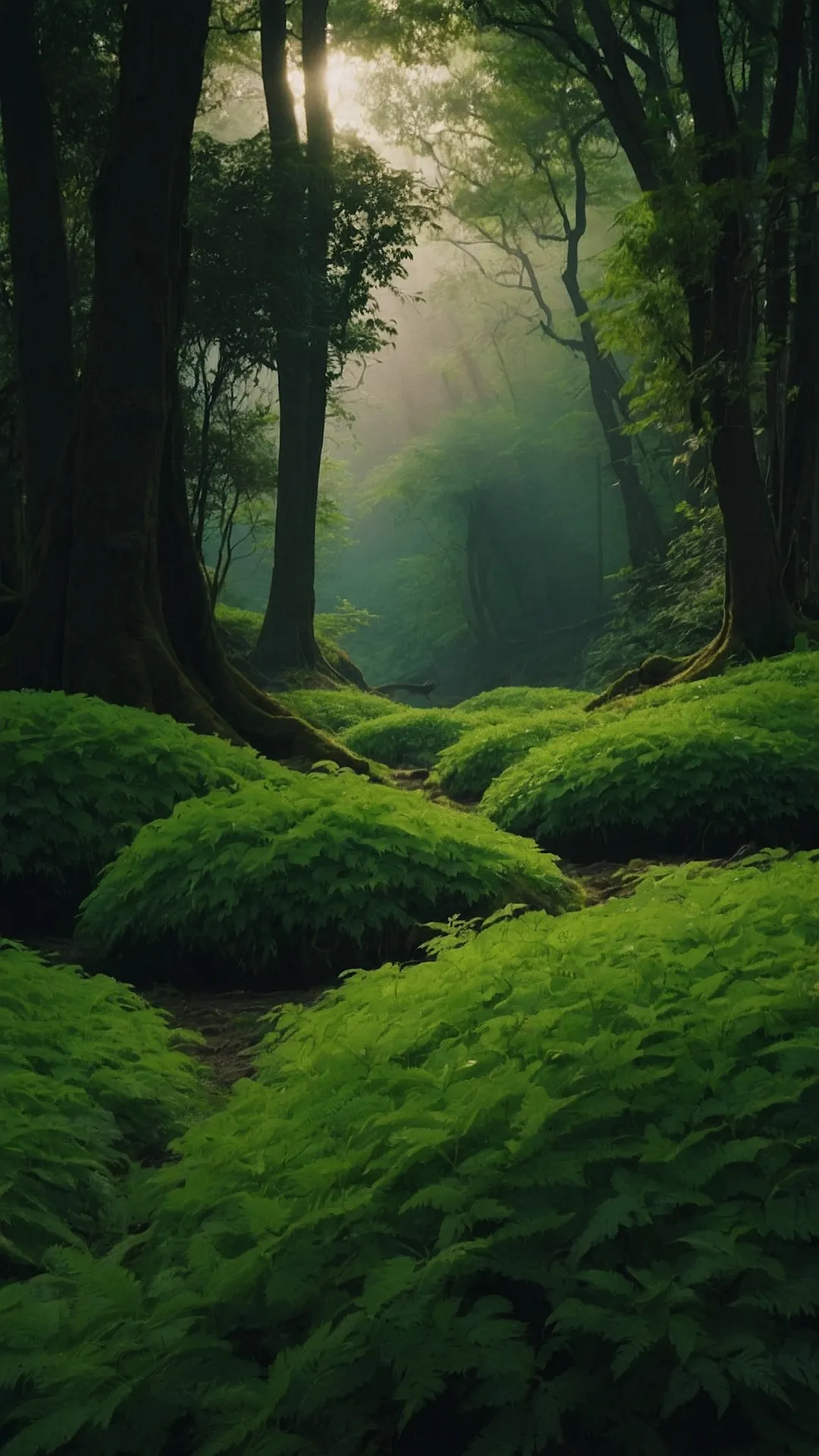 Embrace the Green: 15 Trendy Aesthetic Wallpapers You Need** ** 34 Viridian Echoes