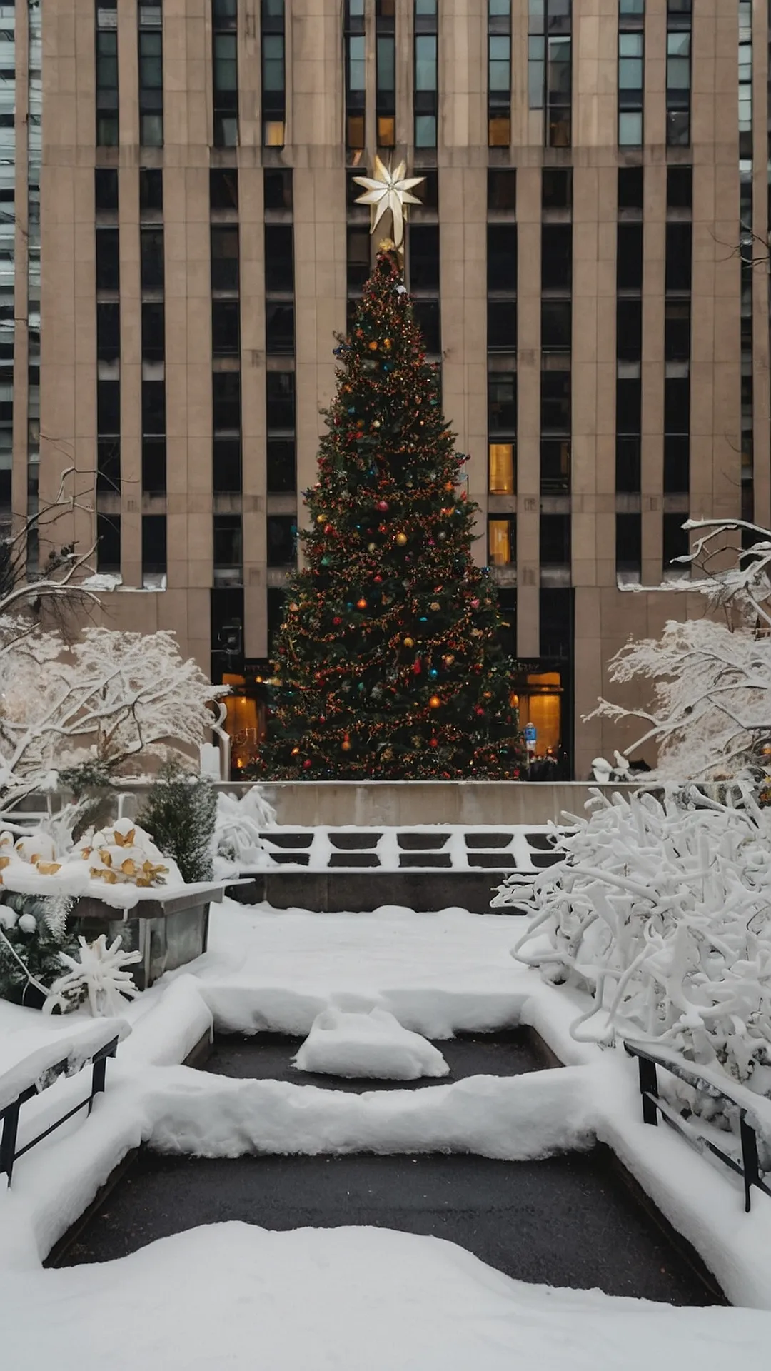 Holiday Cheers: 14 Trending New York Christmas Photo Ideas 38 Where Snow Meets Sparkle