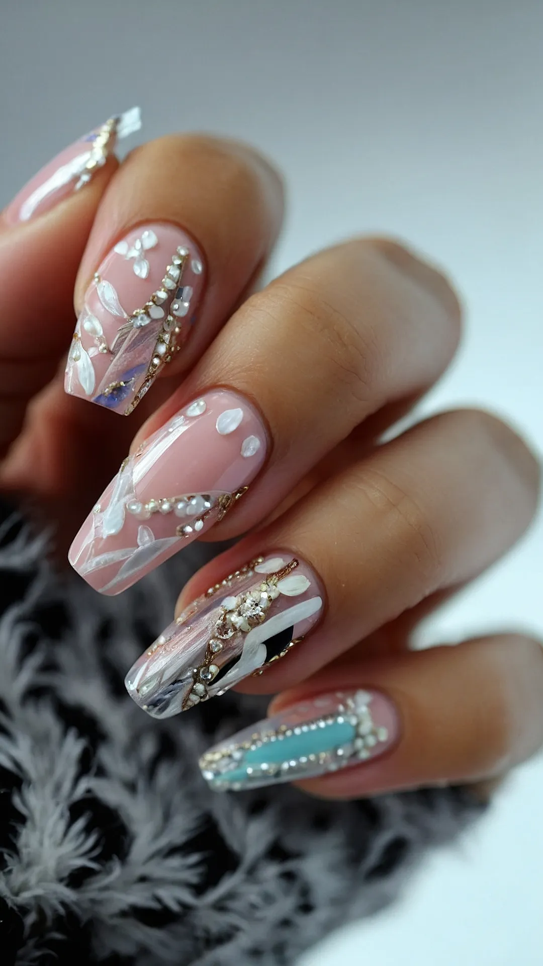 Dazzling Digits: 15 Nail Art Sparkle Ideas You’ll Love 33 Cosmic Sparkle