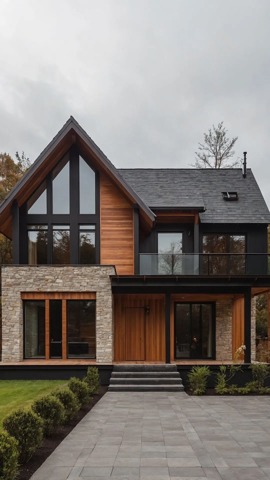 Crafting Black, White, and Cherry: 15 Stunning Wood House Ideas for Minecraft 32 The Chic Cedar Nest