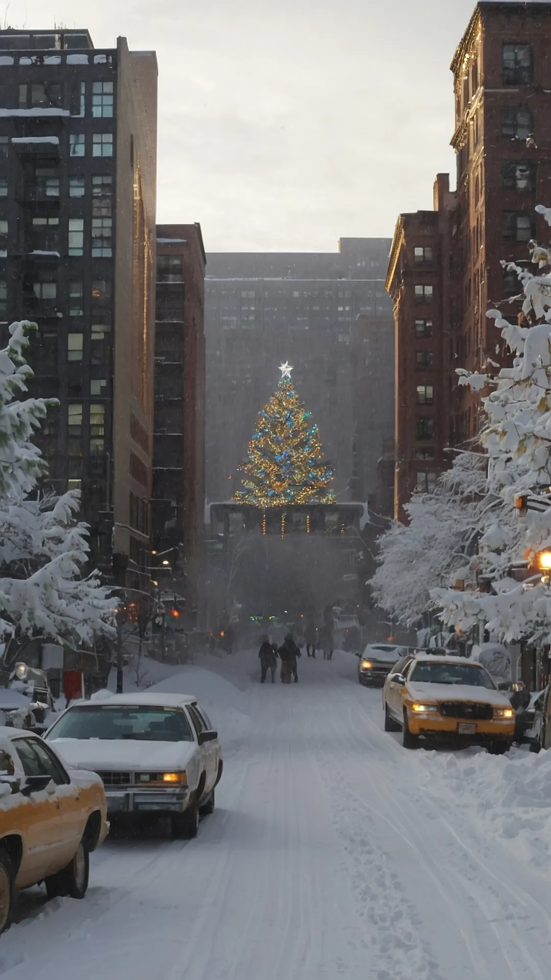 Snowscape City: