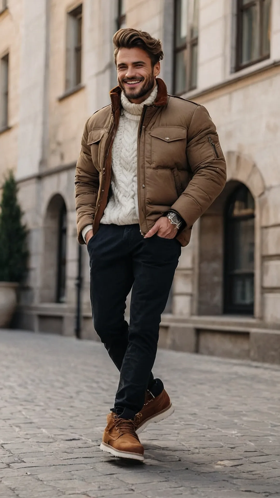 Elevate Your Winter Aesthetic: 17 Streetwear Outfits for the Fashion-Forward Man 42 Frostfire Threads