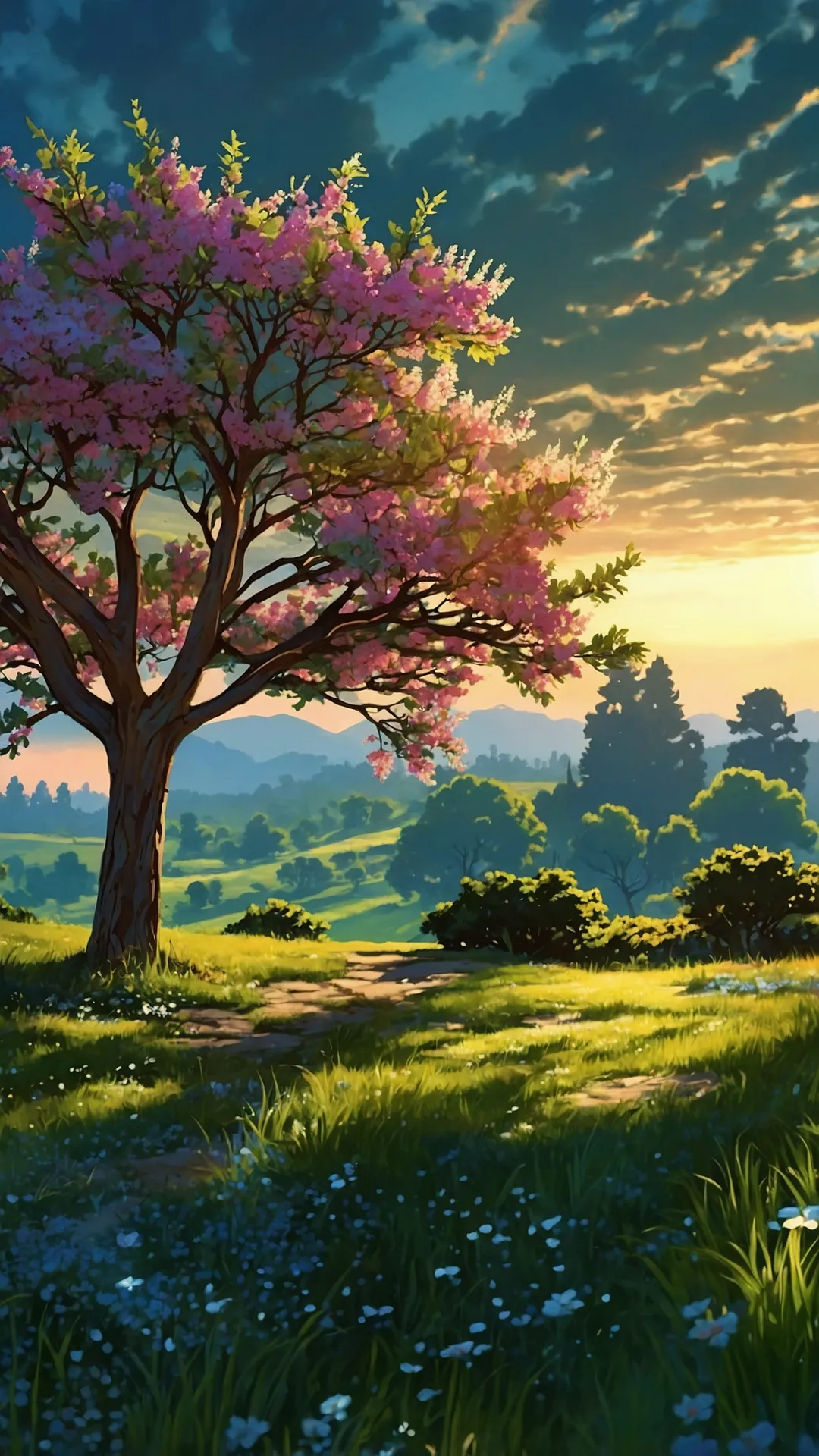 Color Me Inspired: 25 Fabulous HD Wallpapers for Every Mood** ** 36 Bloom Sunset Bliss