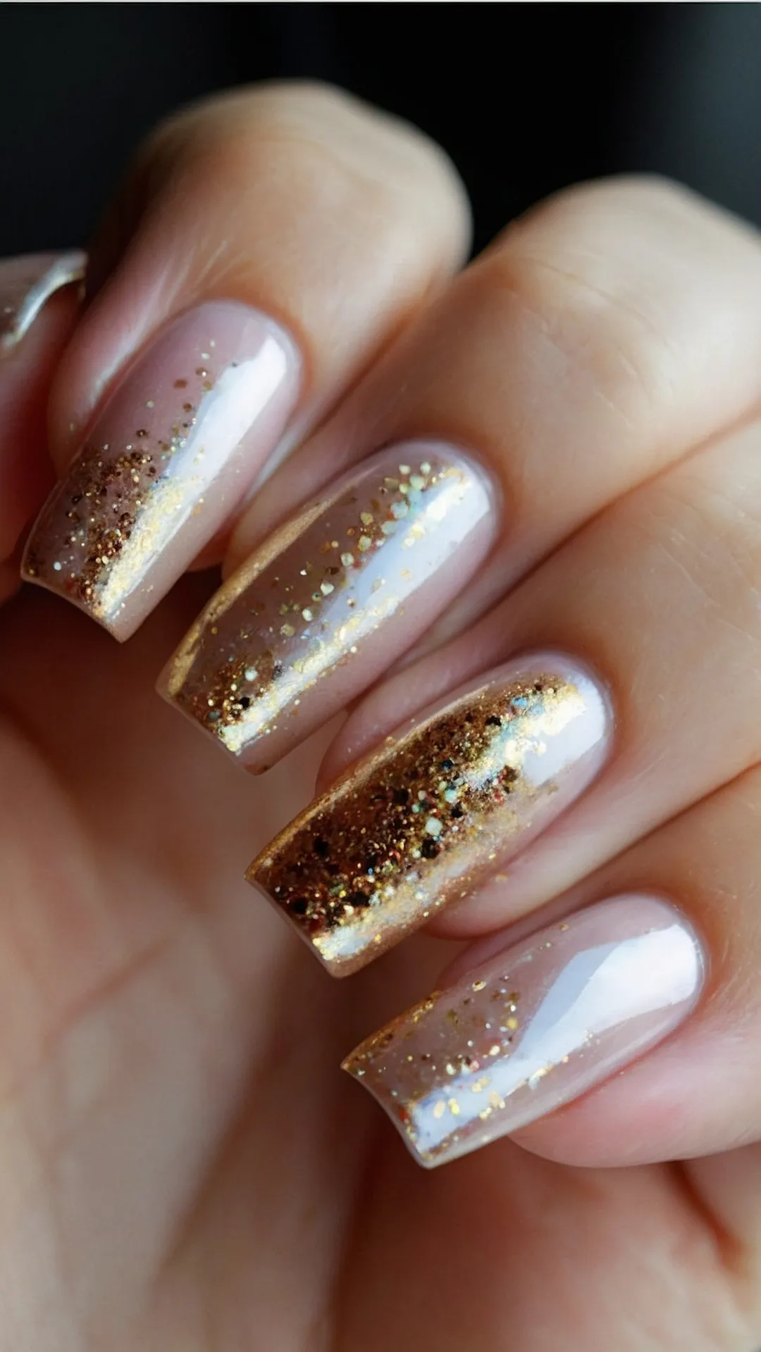 Winter Sparkle Nails