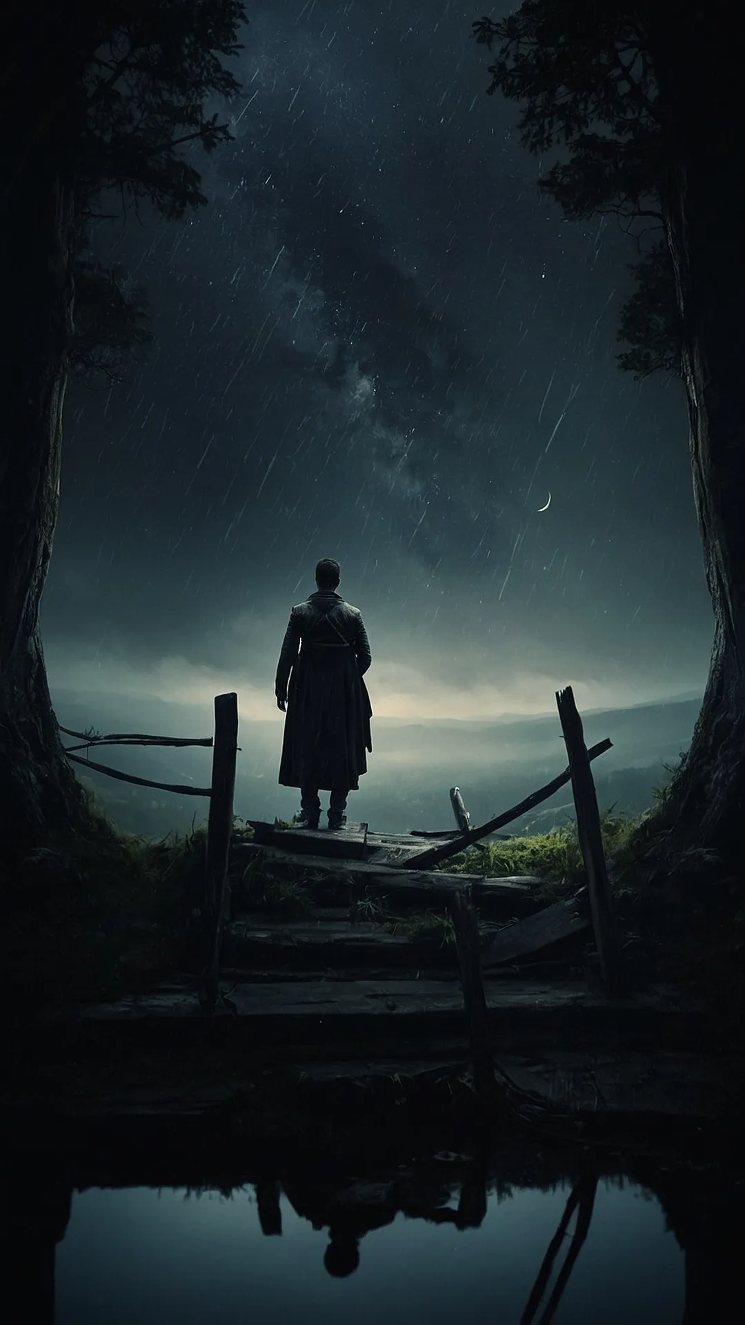 Dive into Calm: 15 Dark Aesthetic Wallpapers for the Ultimate Relaxation 15 Celestial Whispers