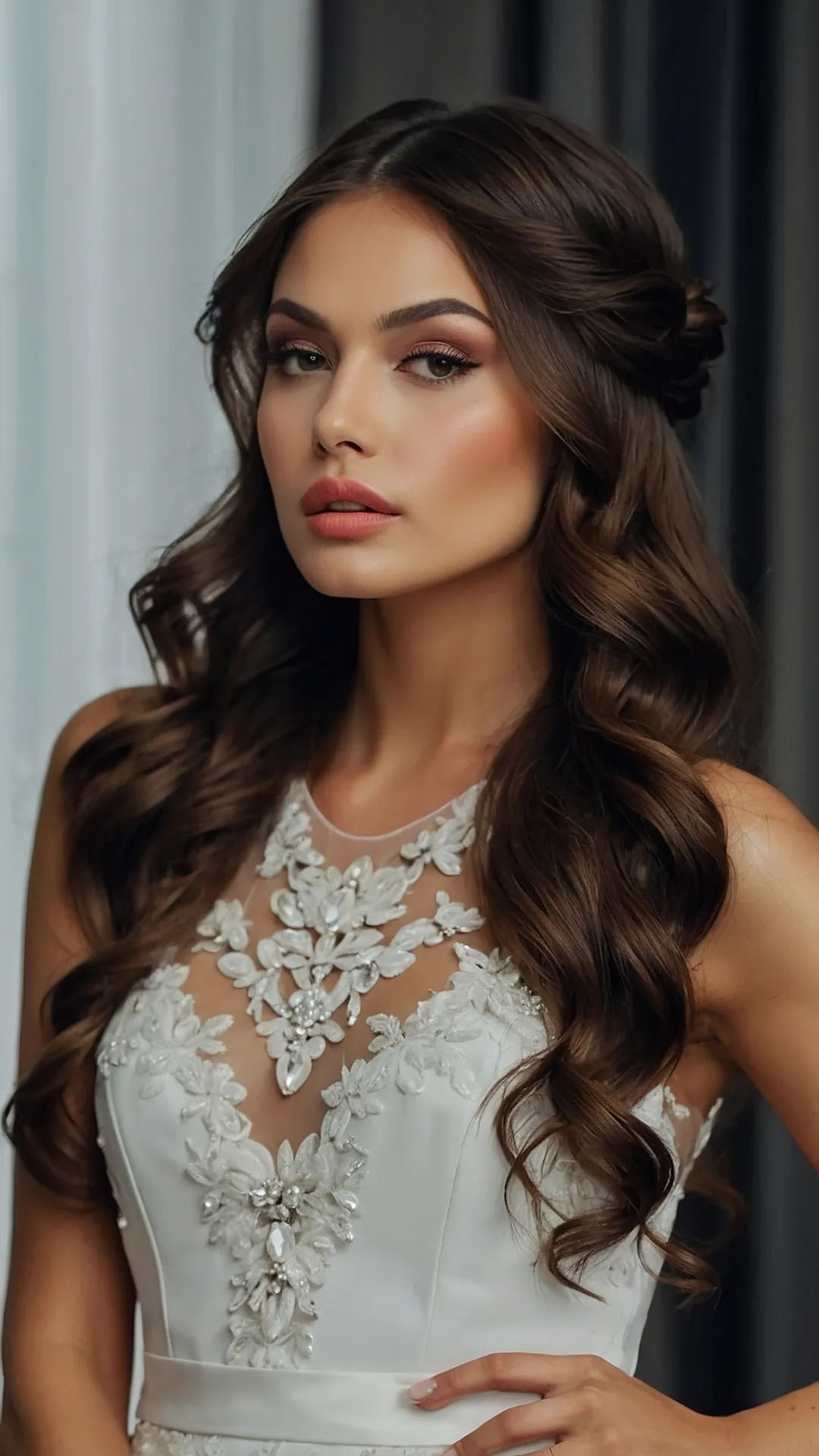 18 Gorgeous Half Up Half Down Wedding Hairstyles for Every Bride 44 Bridal Half-Up Magic