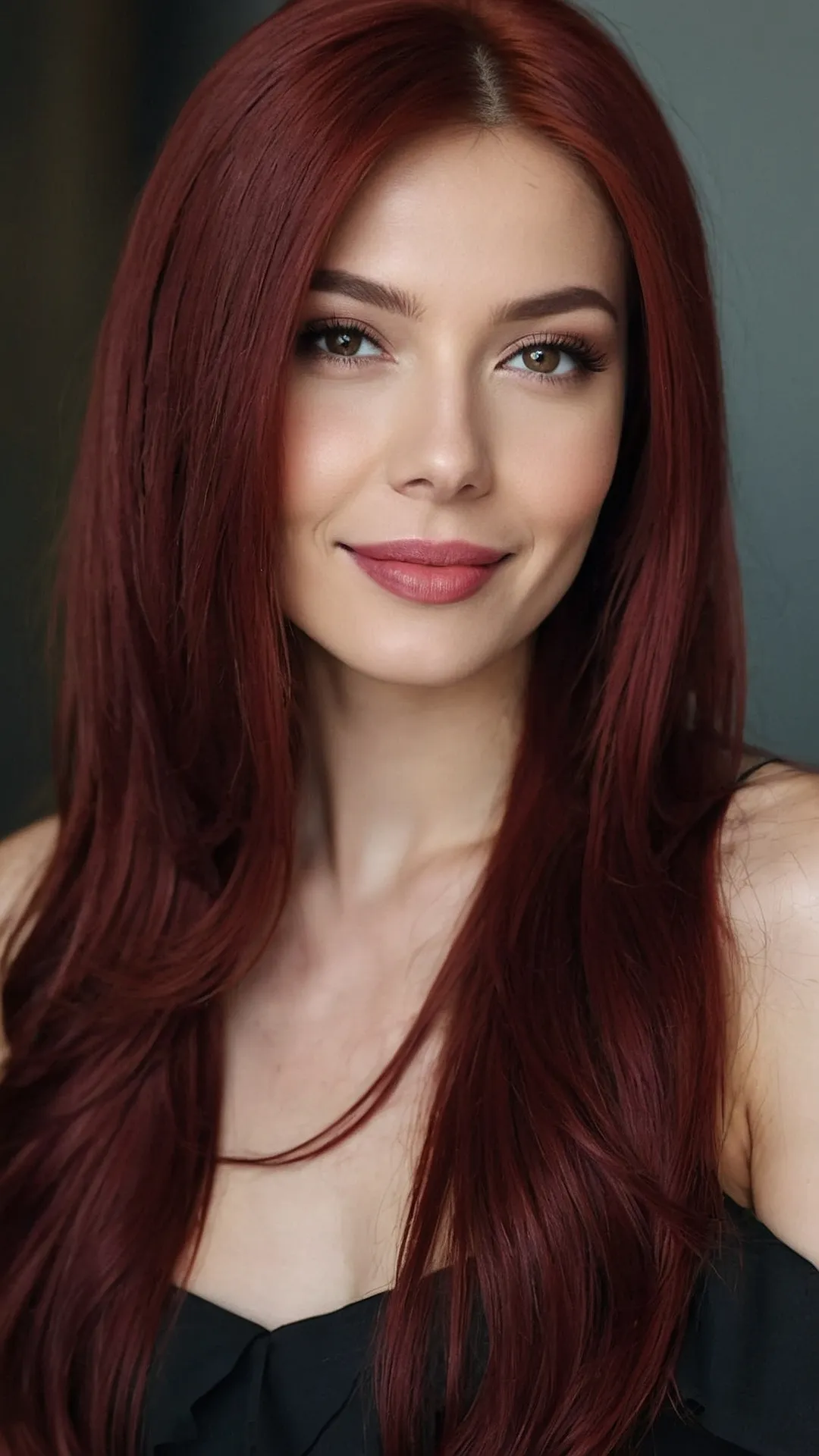 Layering It Right: Why Wine Red is the Ultimate Hair Color for Older Women** ** 31 Crimson Cascade