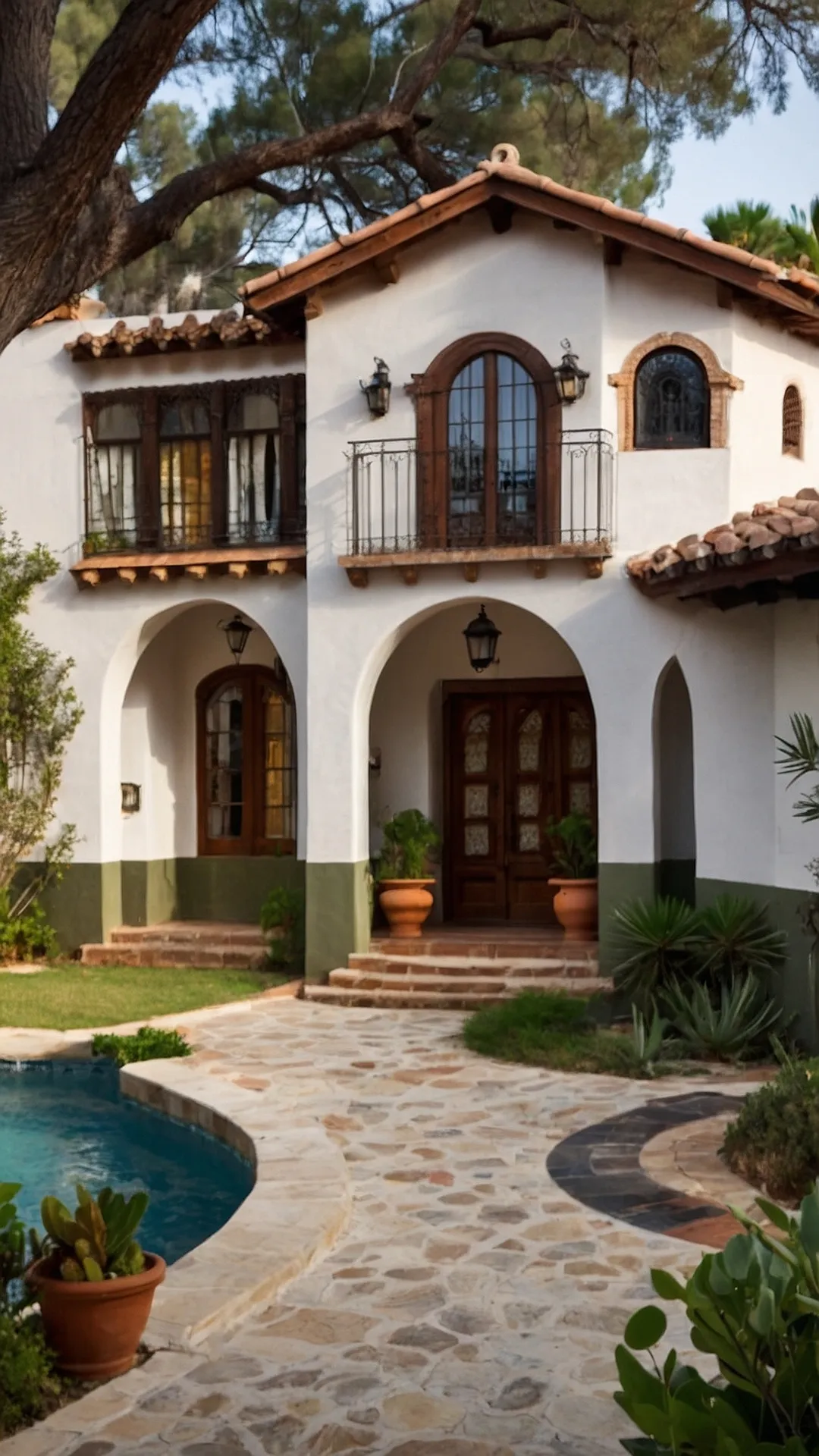 Crafting Virtual Bliss: 20 Spanish Style House Ideas for Your Sims 4 36 Sunstone Slumber