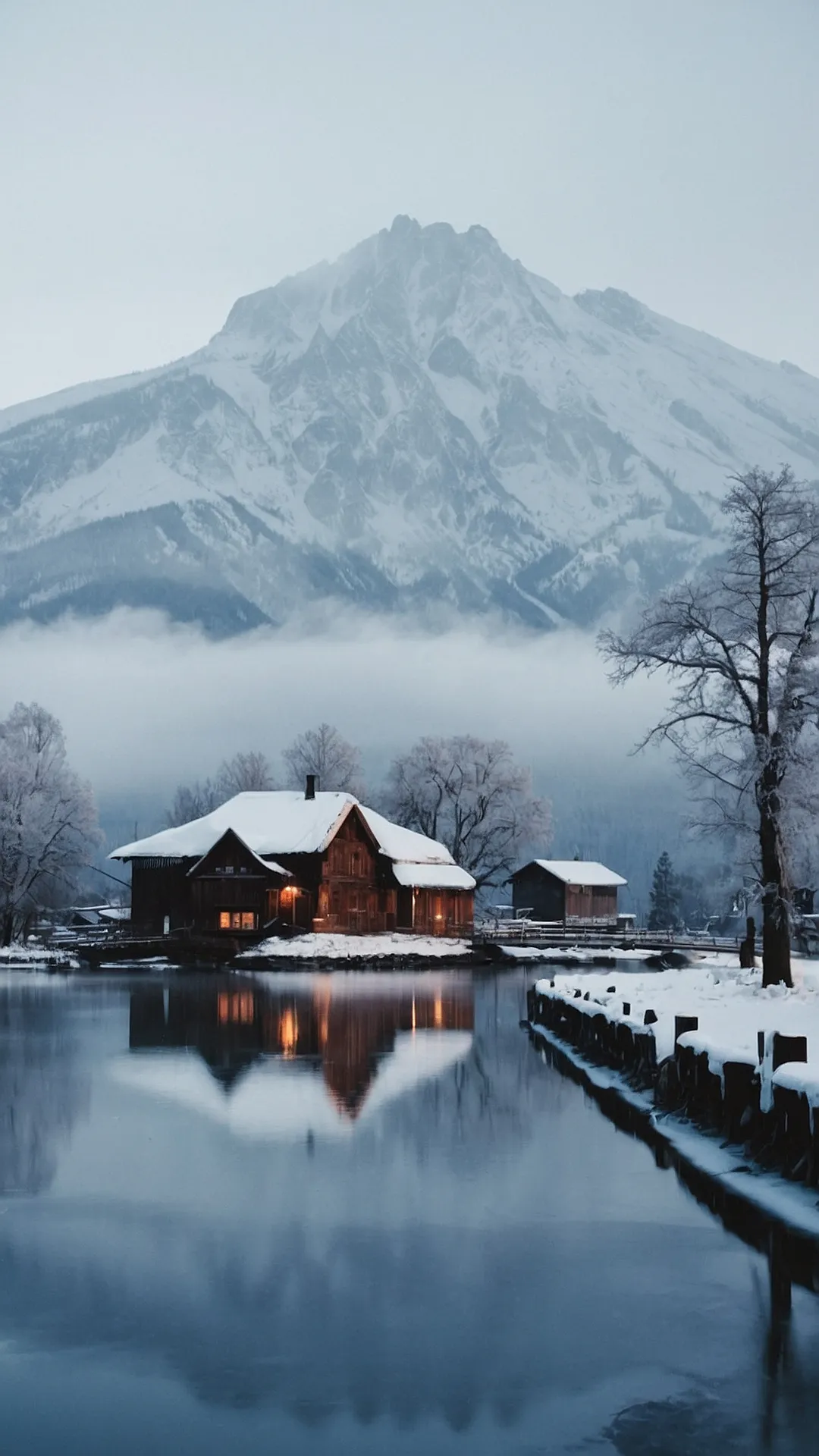 Chillingly Beautiful: 10 Winter Wallpaper Ideas for Your Cozy Space 32 ScandiFreeze: