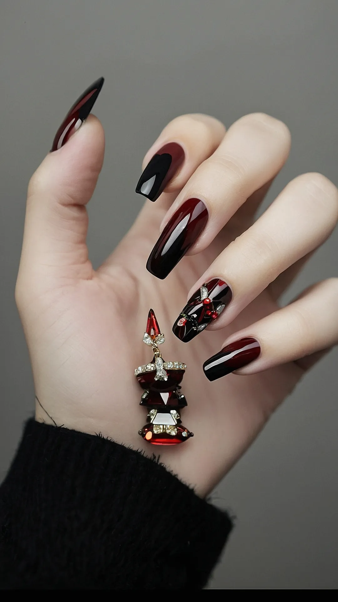 10 Thanksgiving Nail Designs That Will Make You the Star of the Feast 33 CranberryChic:
