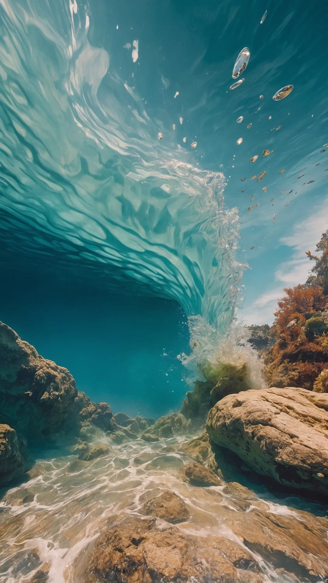 Dive into Digital Depths: 20 Stunning Water Wallpapers 39 Digital Tide