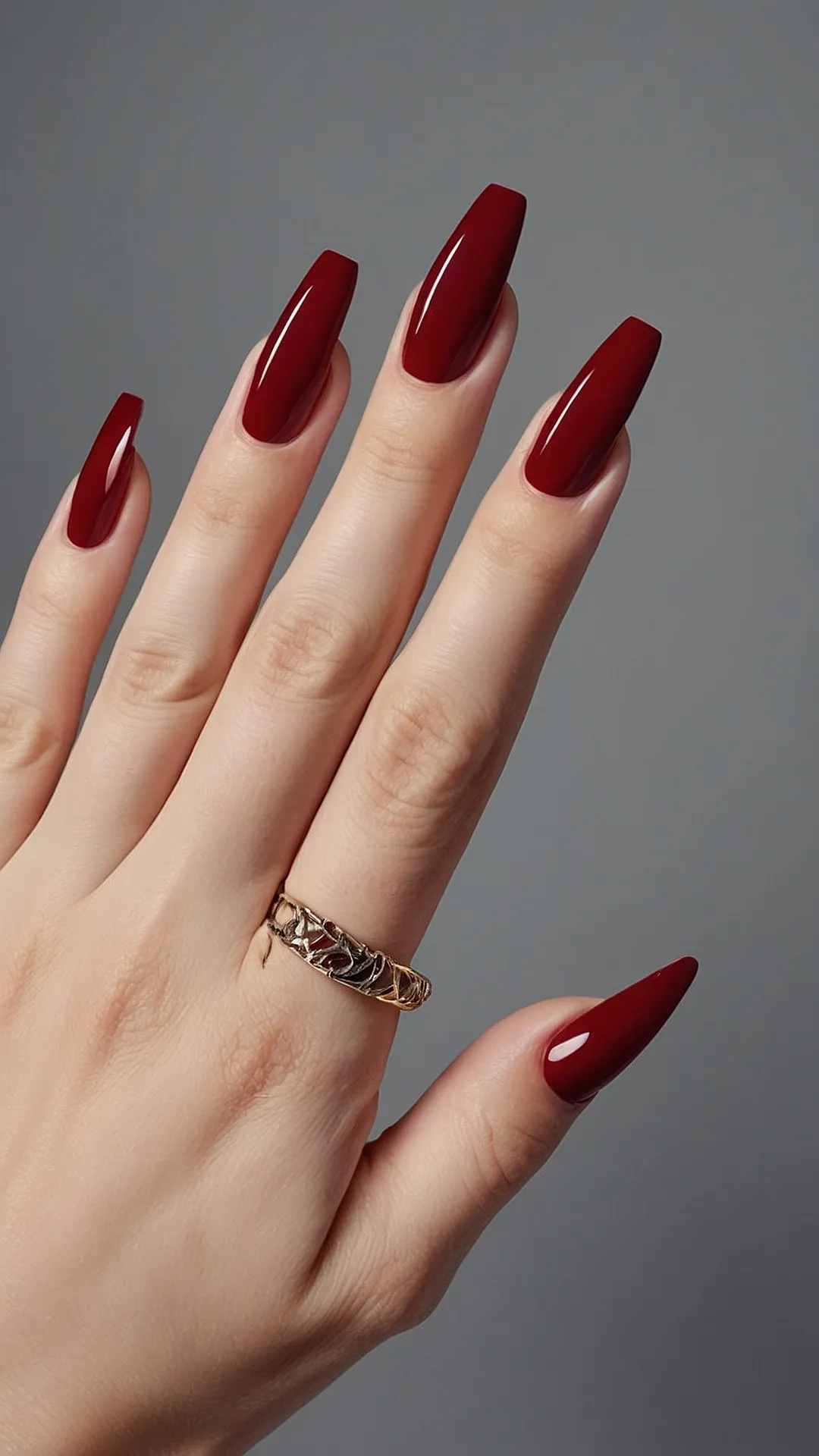 Flawless Fall Nails: Discover 14 Stunning Red Designs for 2024! 32 Scarlet Solstice: