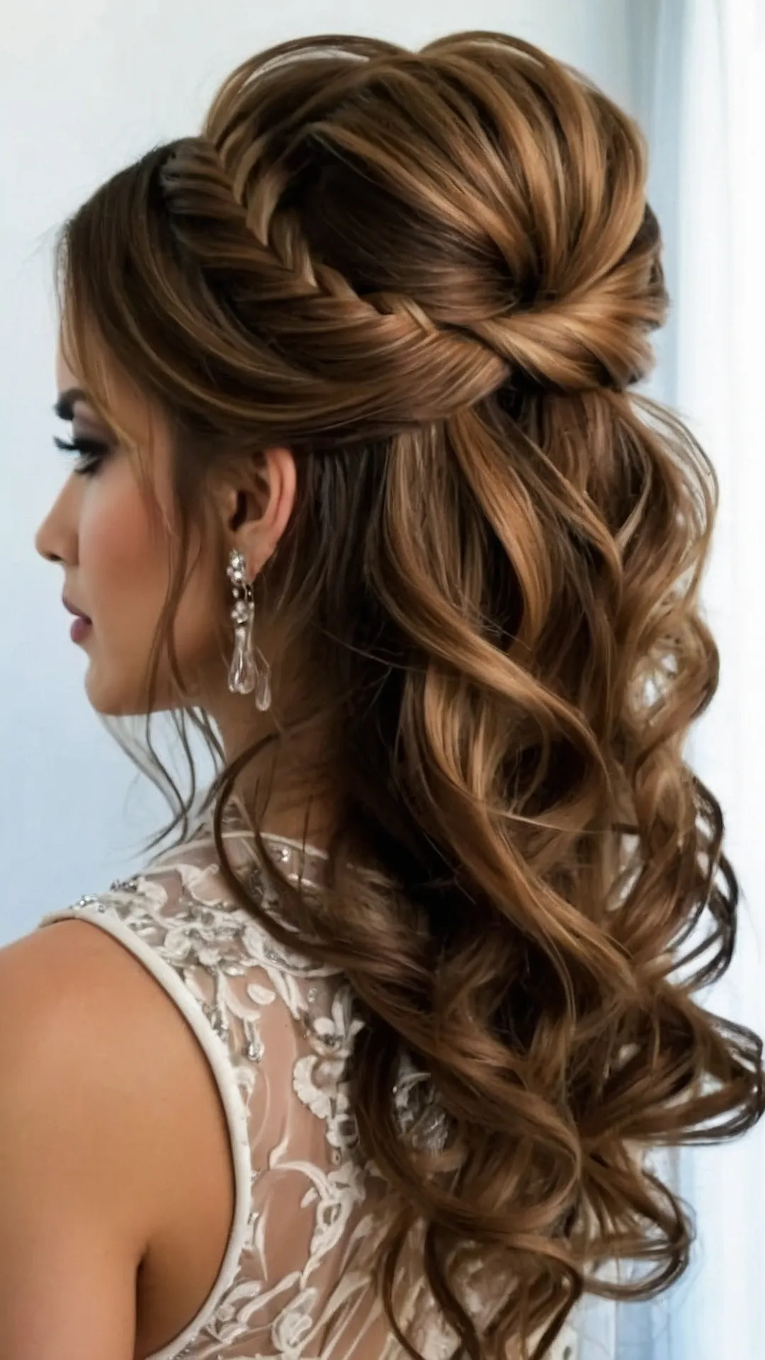 18 Gorgeous Half Up Half Down Wedding Hairstyles for Every Bride 34 Wedding Hair: Effortless Elegance