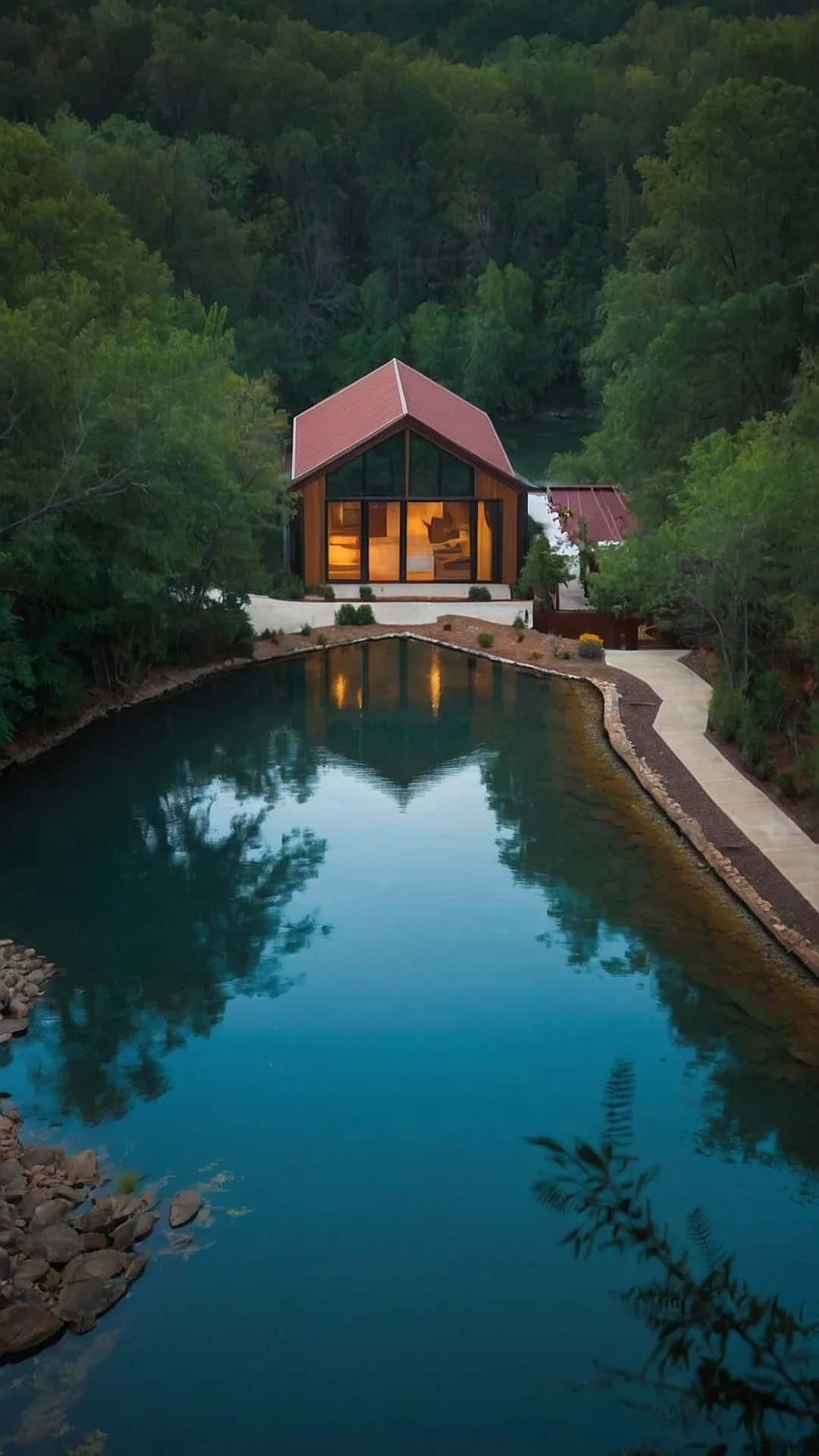 Whimsical Waters: 19 Cool Riverside House Designs You Need to See 42 Whispering Waters Estate