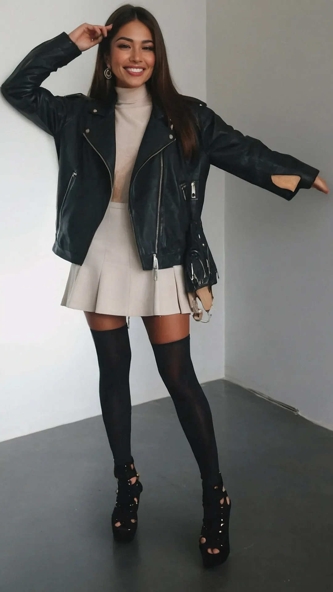 Leather & Lace: Fall's Edgy Glamour