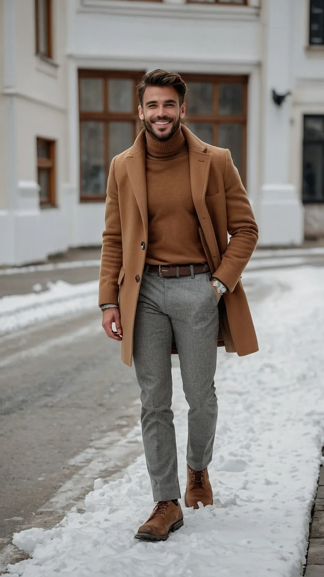 Elevate Your Winter Aesthetic: 17 Streetwear Outfits for the Fashion-Forward Man 40 Monochrome Melt