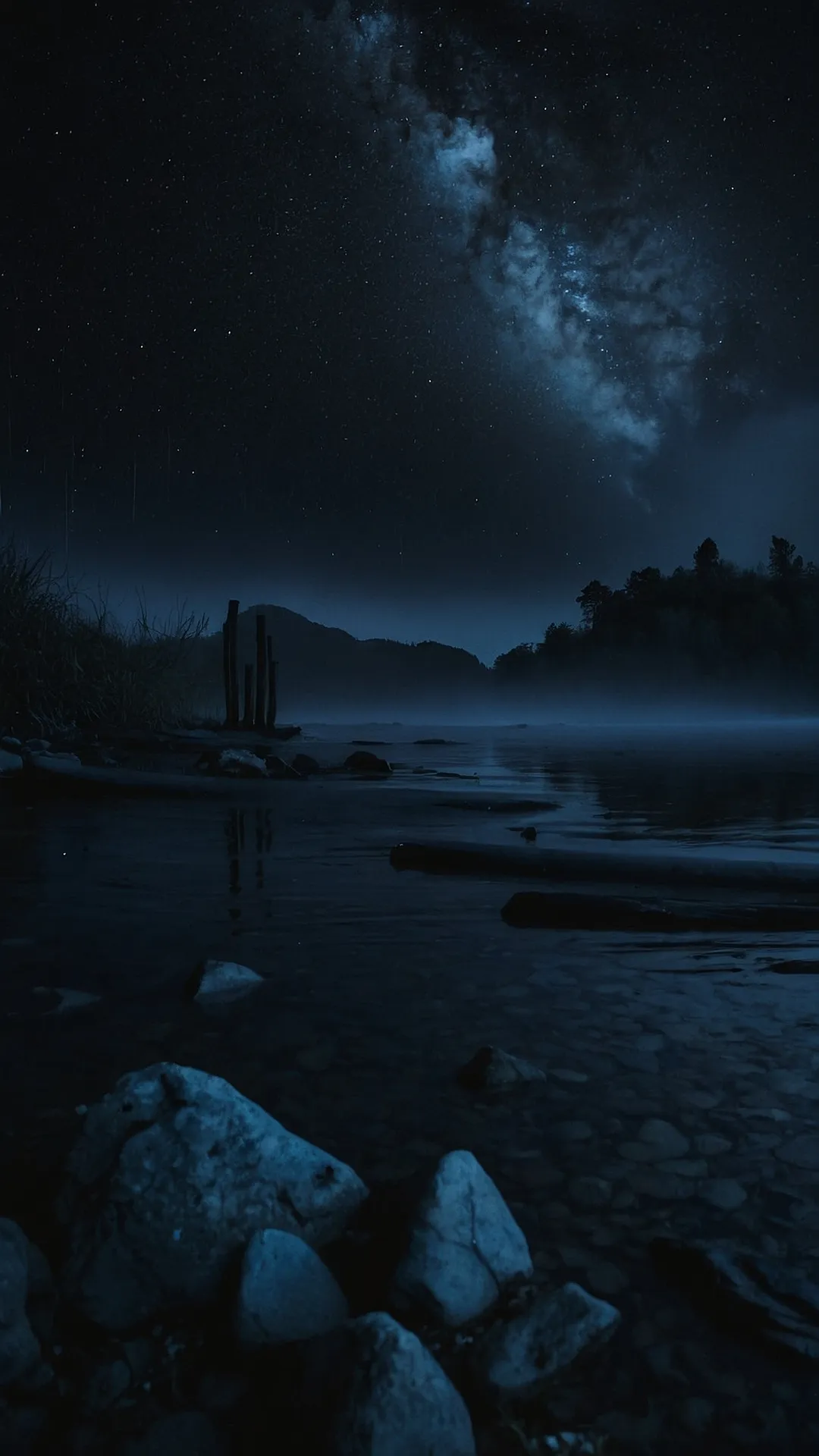 Dive into Calm: 15 Dark Aesthetic Wallpapers for the Ultimate Relaxation 4 Serene Starry Skies