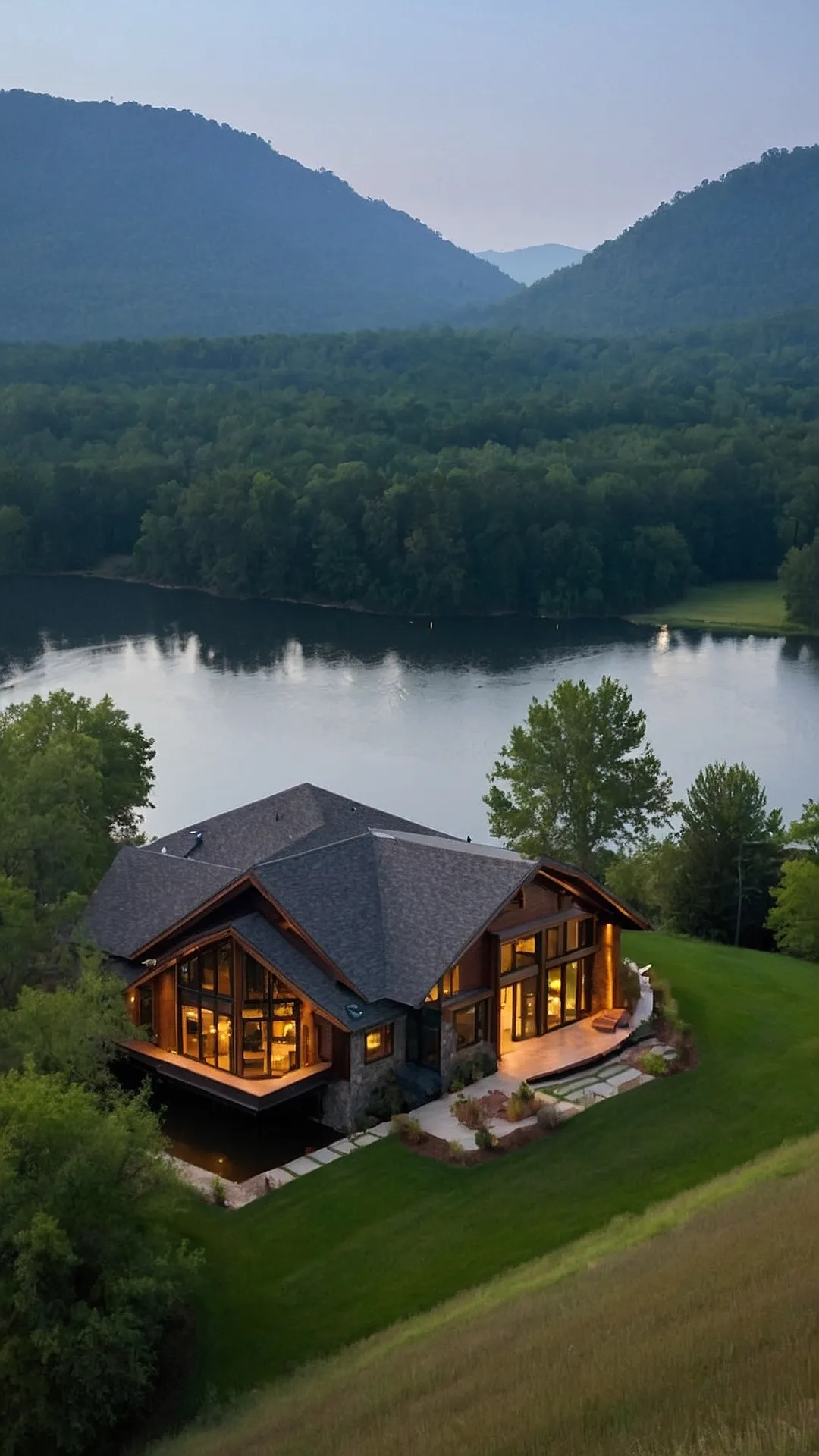 Whimsical Waters: 19 Cool Riverside House Designs You Need to See 31 Reflections Retreat