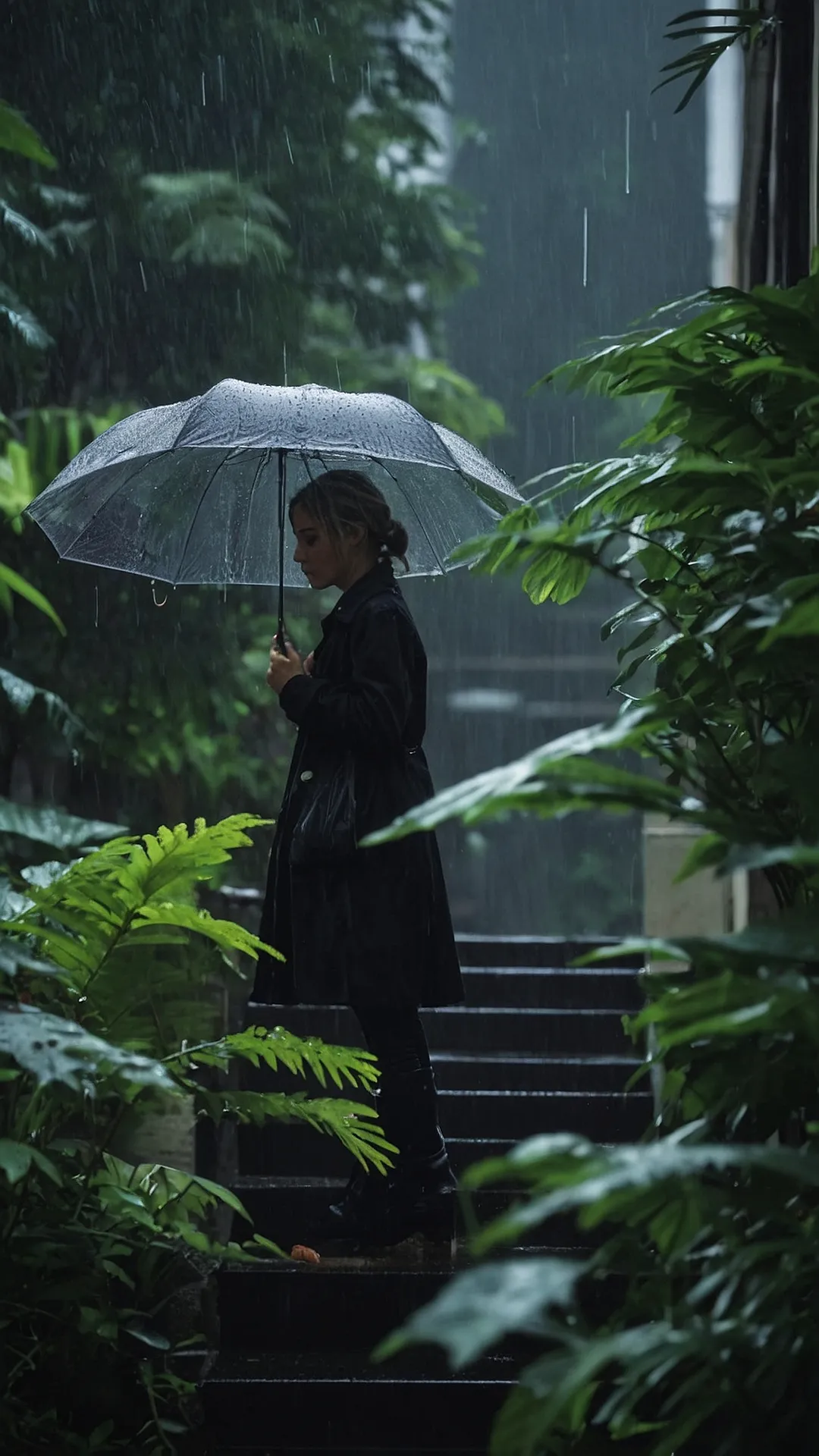 Water, Water Everywhere: Top 15 Rainy Day Wallpapers for Your Digital Devices 31 Umbrella Embrace