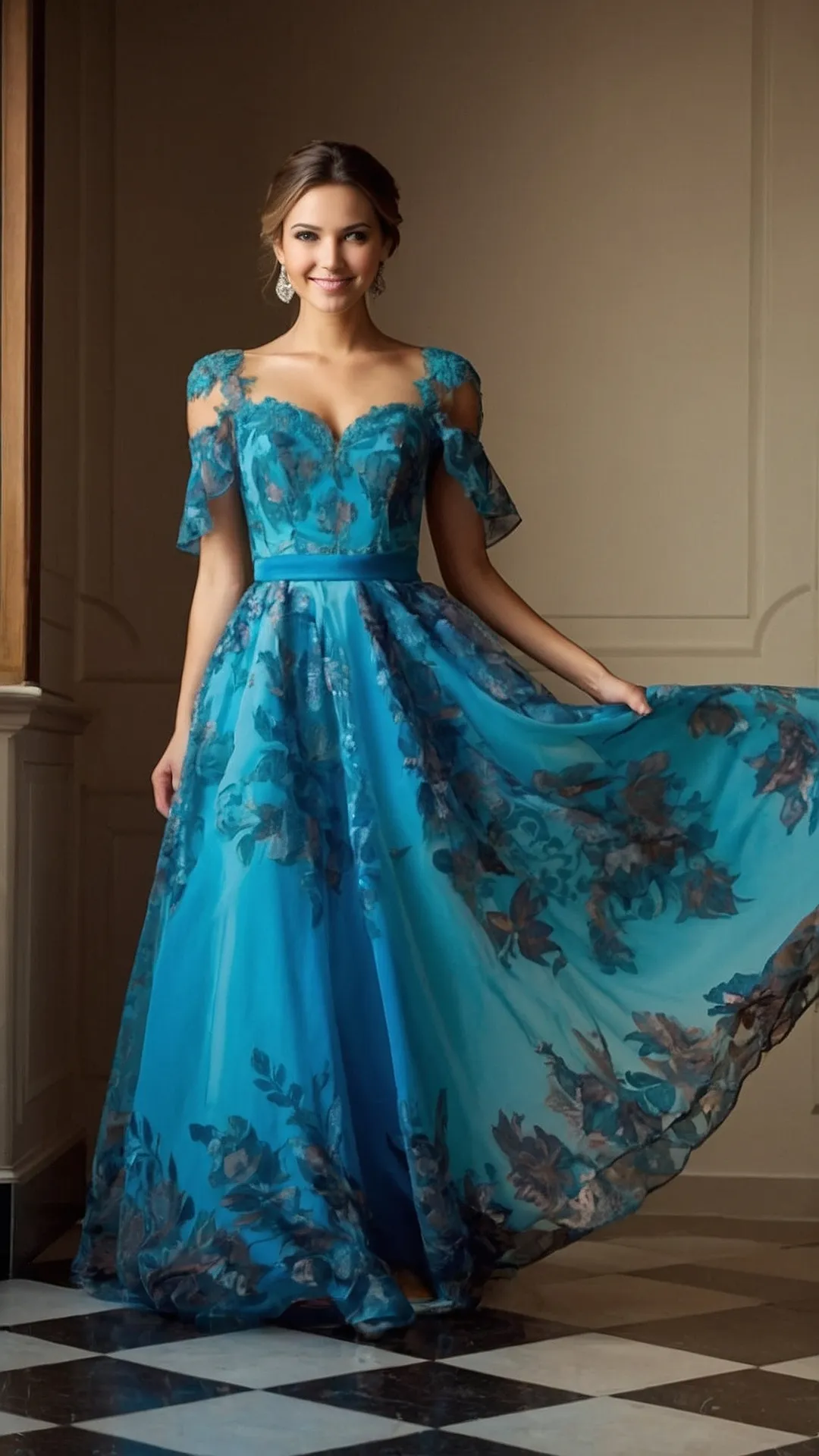 Fashion Forward: 15 Long Frocks That Are Perfect for Every Occasion 36 Swirling Silhouettes
