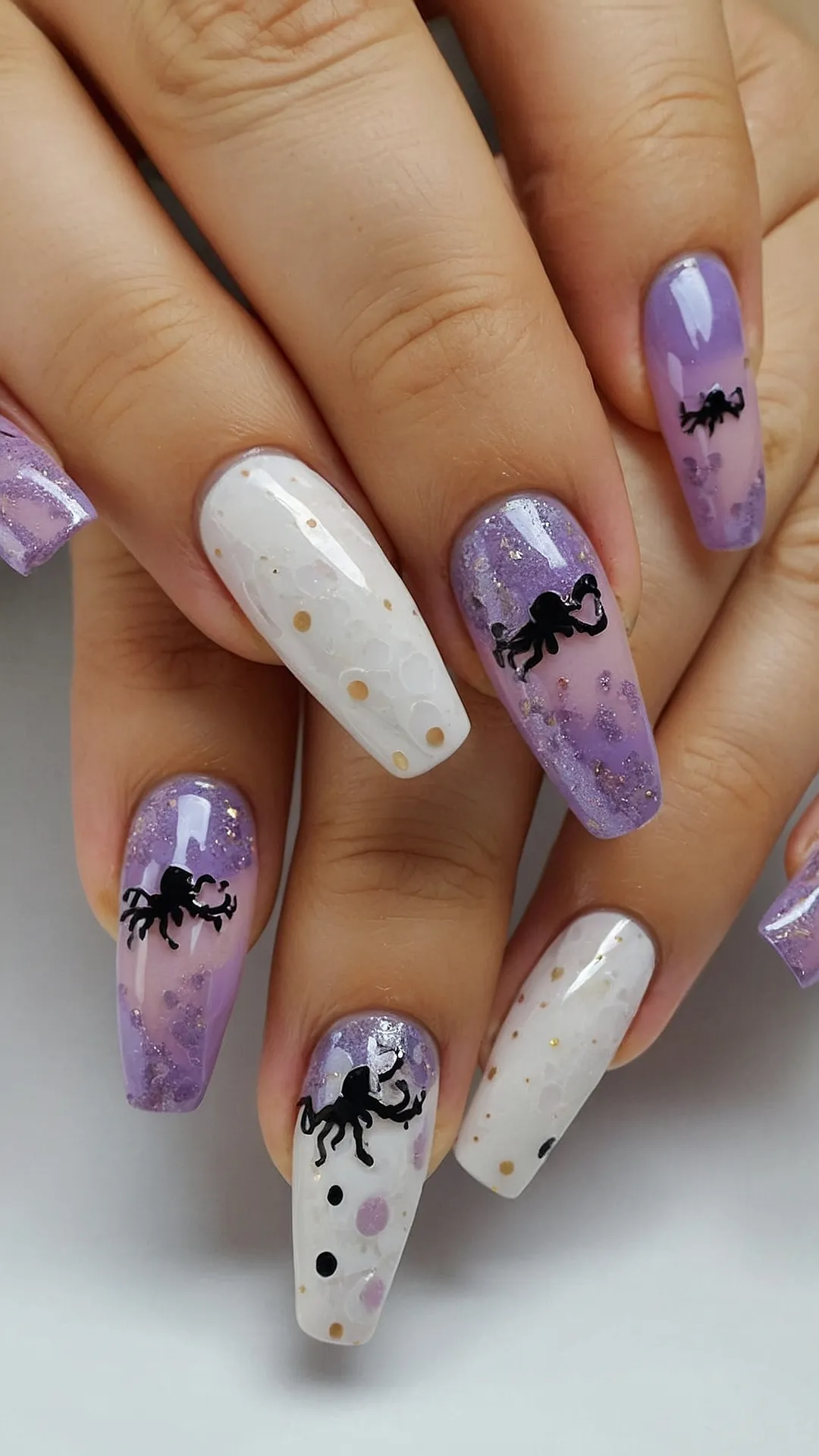 Easy and Trendy Halloween Nails for Every Style 39 Web Weaver: