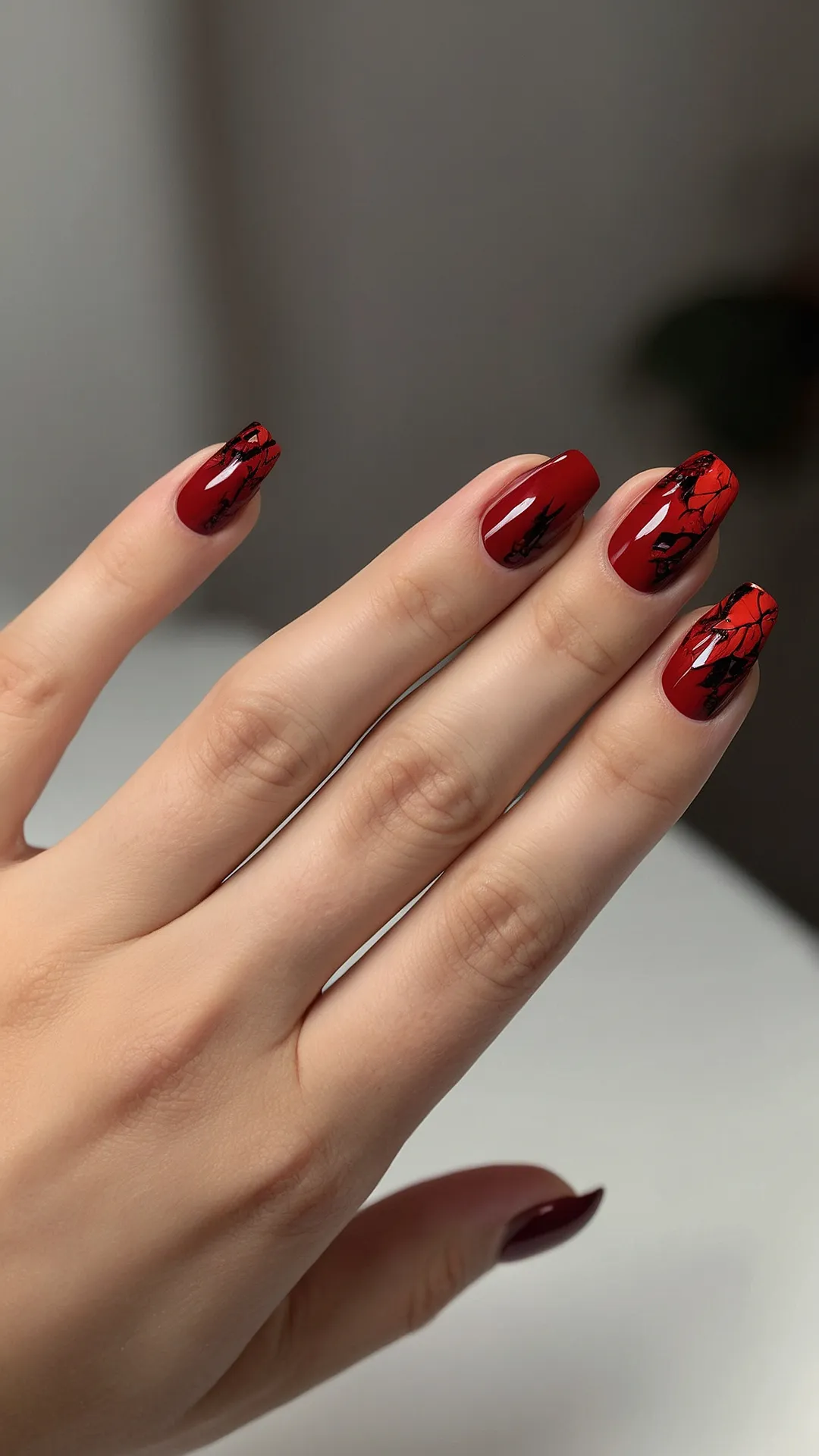 Flawless Fall Nails: Discover 14 Stunning Red Designs for 2024! 37 Ruby Rhapsody: