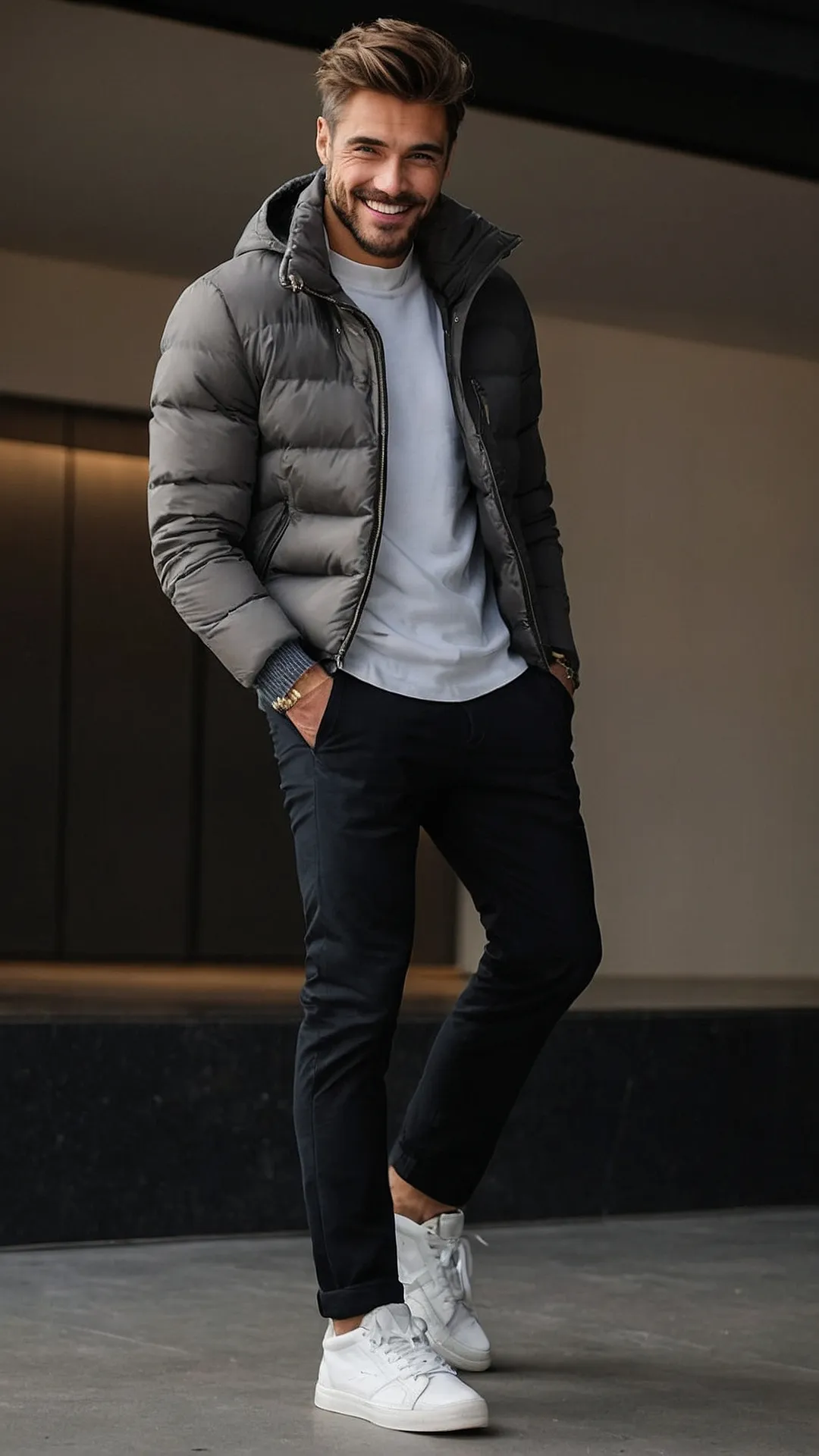 Elevate Your Winter Aesthetic: 17 Streetwear Outfits for the Fashion-Forward Man 32 Snowdrift Swagger