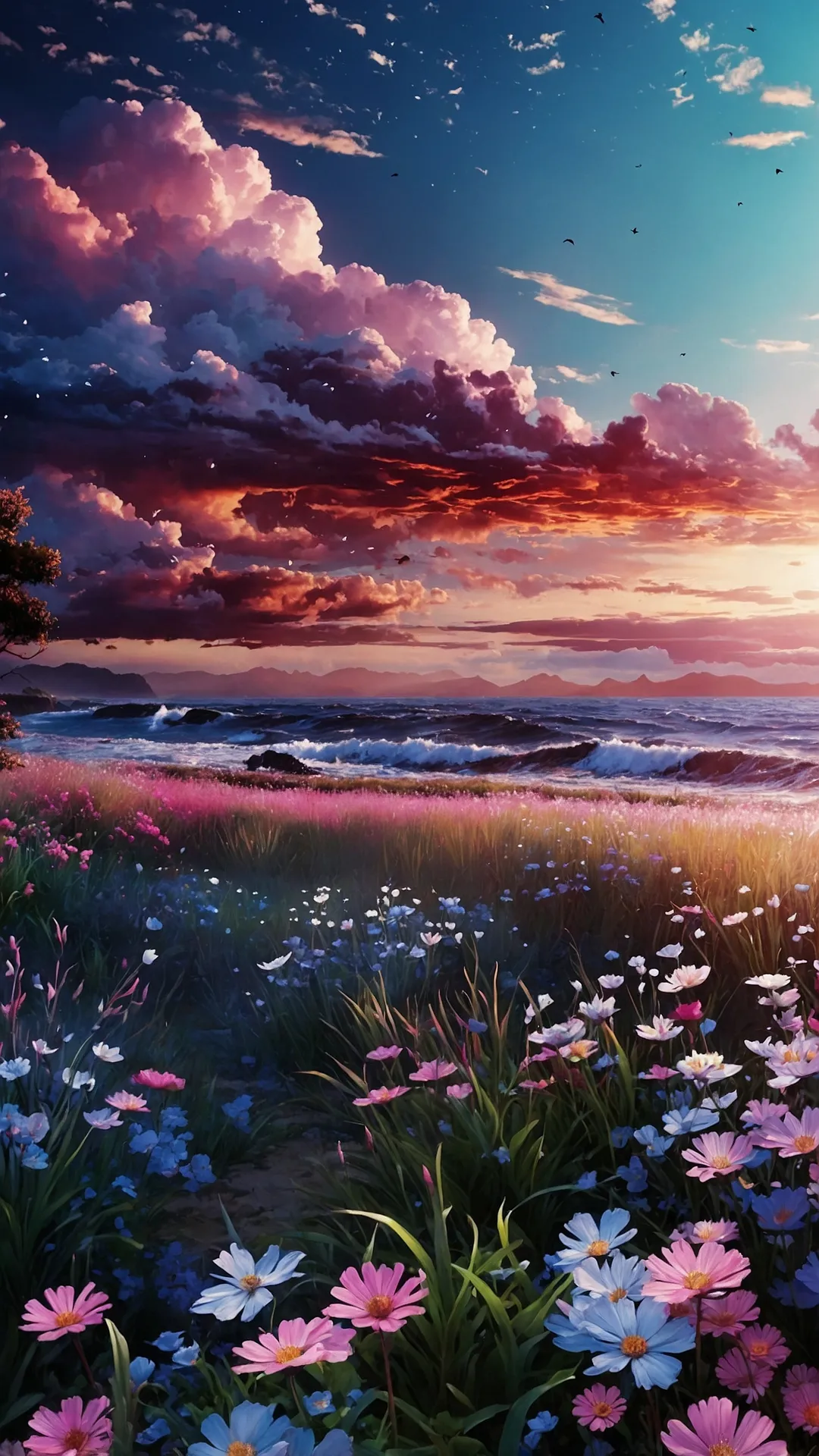 Color Me Inspired: 25 Fabulous HD Wallpapers for Every Mood** ** 35 Cosmos Cloud Canvas