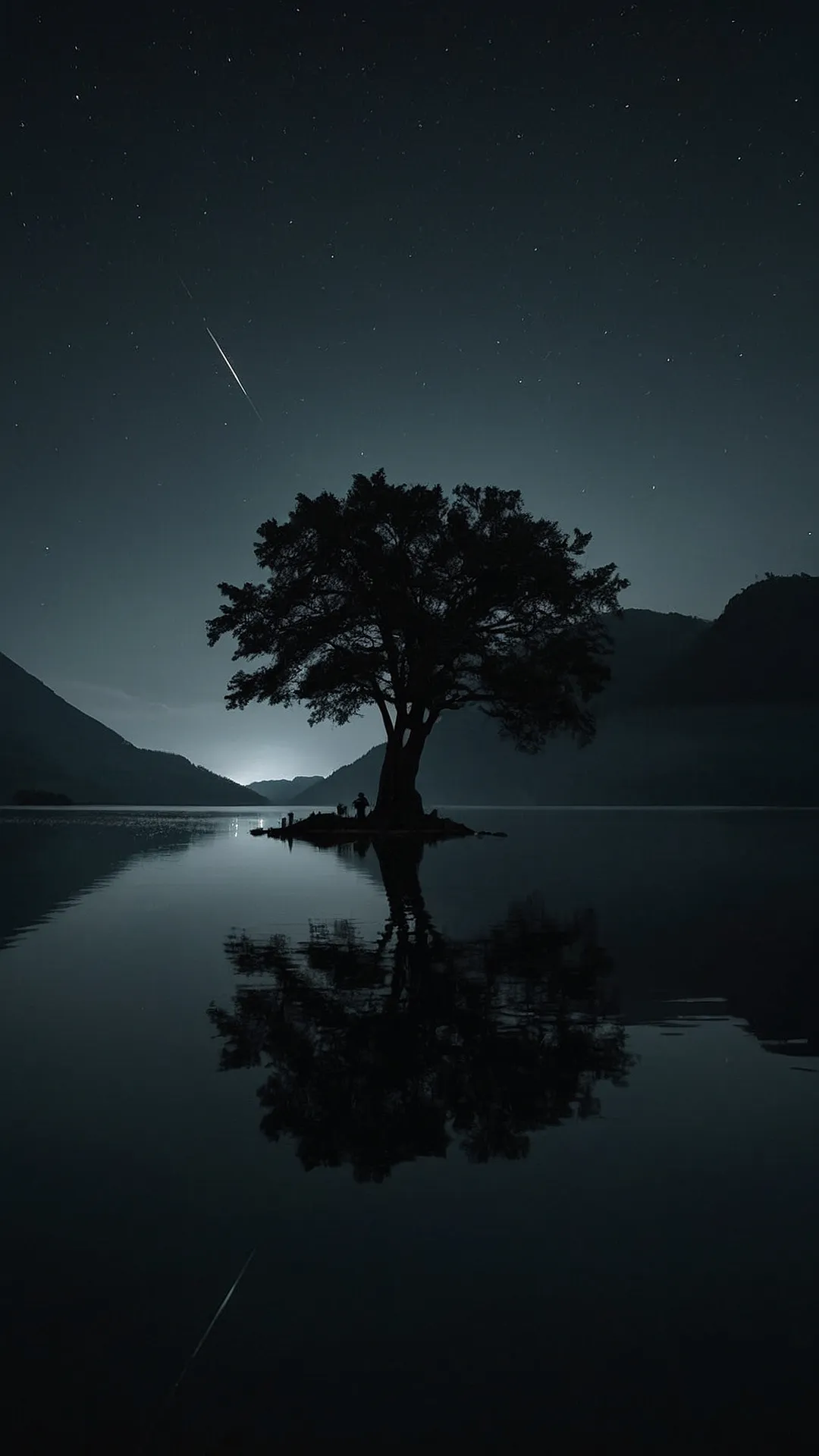 Dive into Calm: 15 Dark Aesthetic Wallpapers for the Ultimate Relaxation 13 Twilight's Tranquil Touch