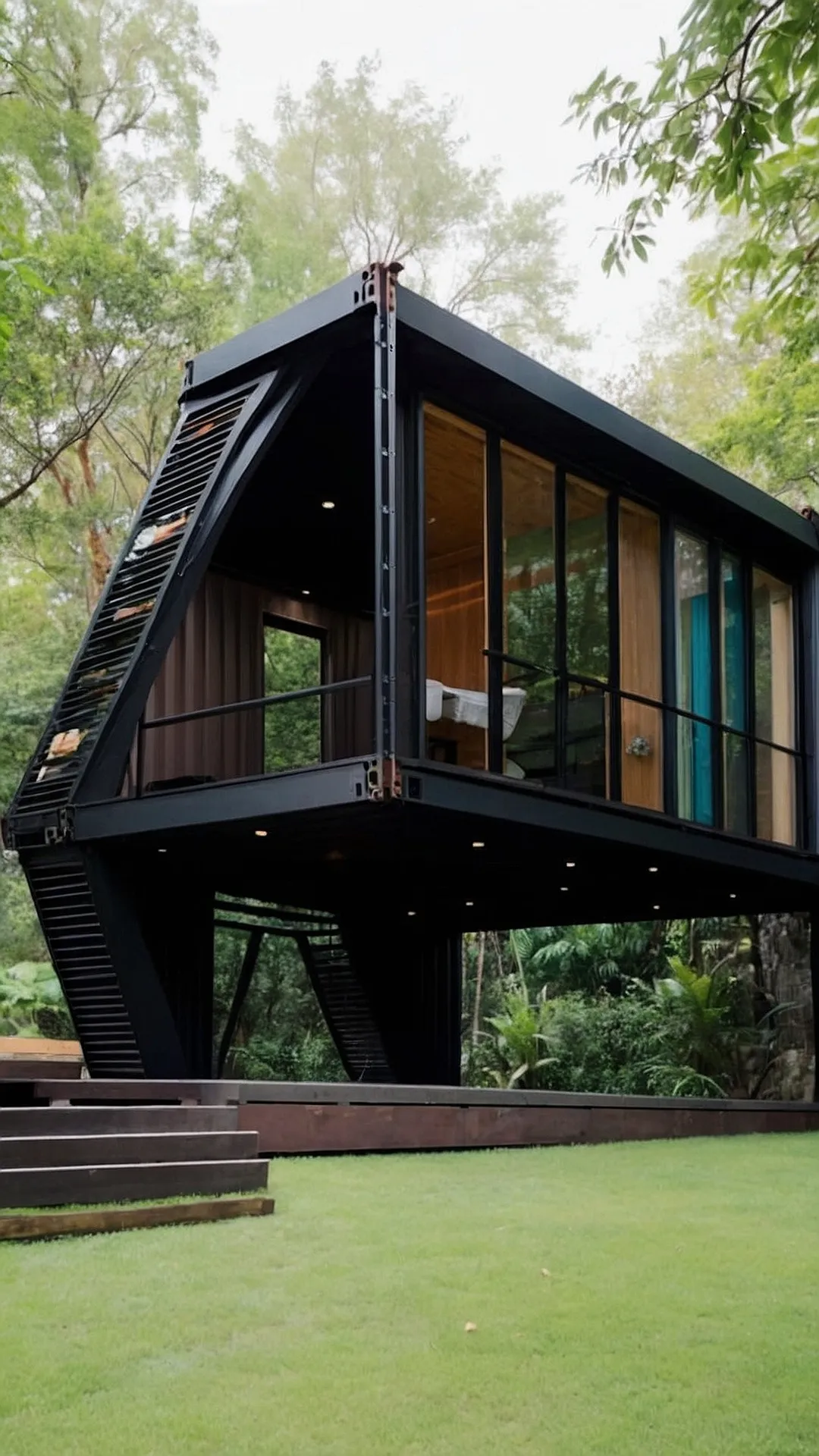 Unpacking the Future: 22 Shipping Container Architecture Ideas for Your Next Big Design Project 39 Steel Sanctuary