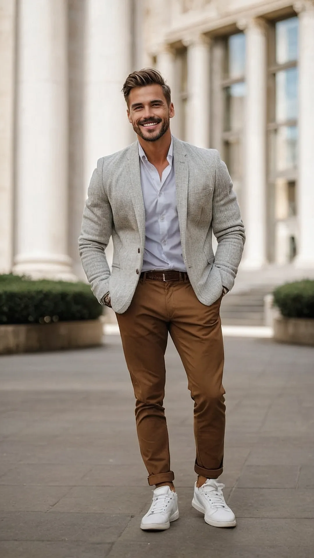 Layer It Up: 10 Casual Classy Looks to Rock This Fall** ** 45 Denim Dreams & Kicks: