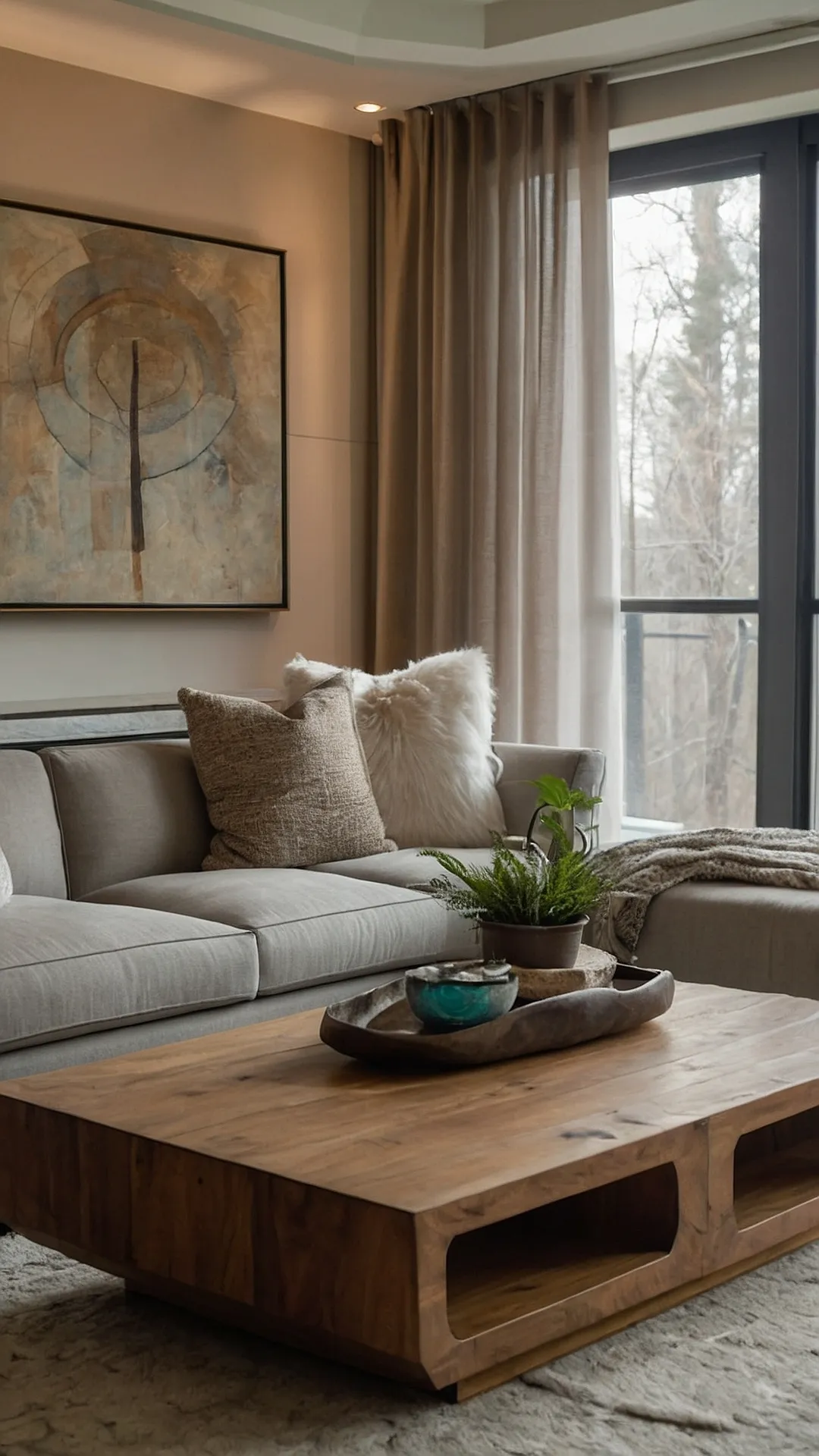 20 Creative Organic Modern Living Room Ideas for Dynamic Spaces 42 Tubular Living Room Retreat