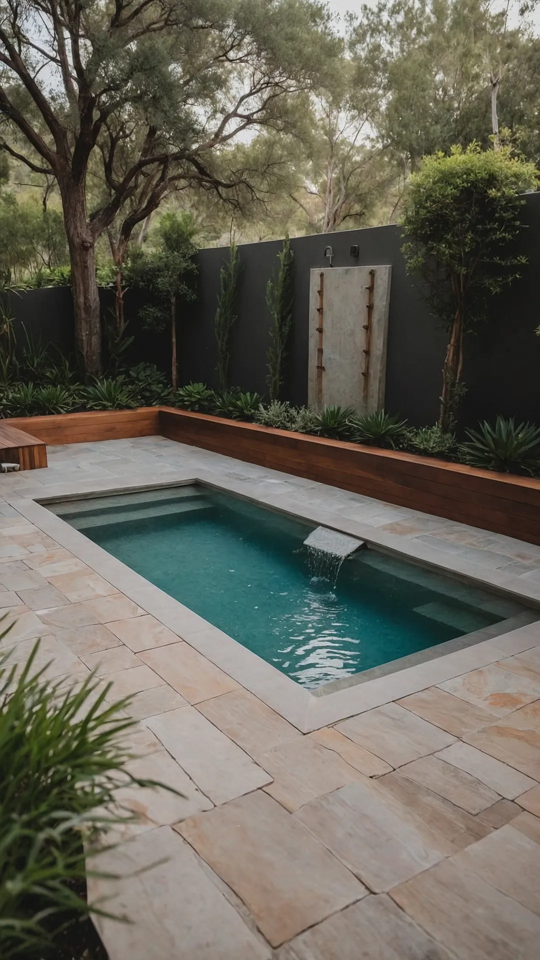 Backyard Bliss: Transforming Small Yards with Tiny Pool Ideas 44 Diminutive Plunge