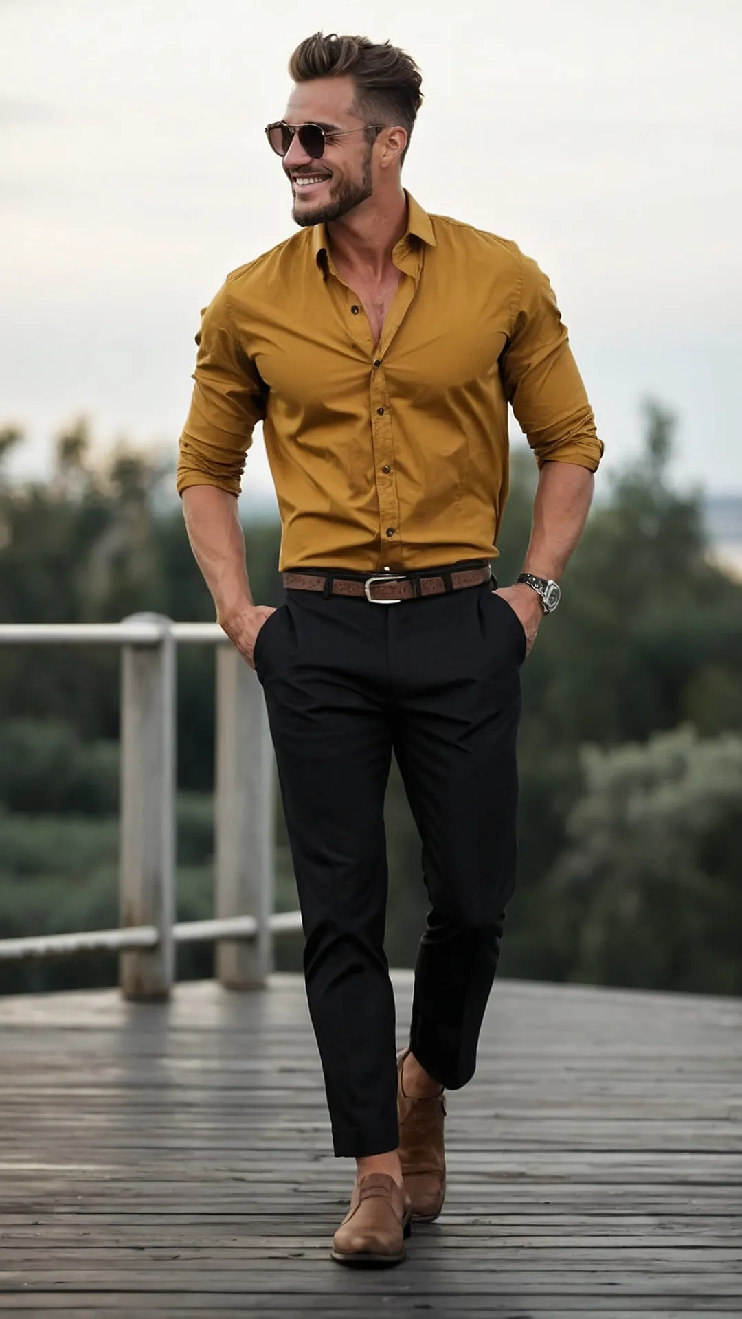 From Black to Brown: 15 Classy Formal Outfits for Every Occasion 38 Tan & Classy