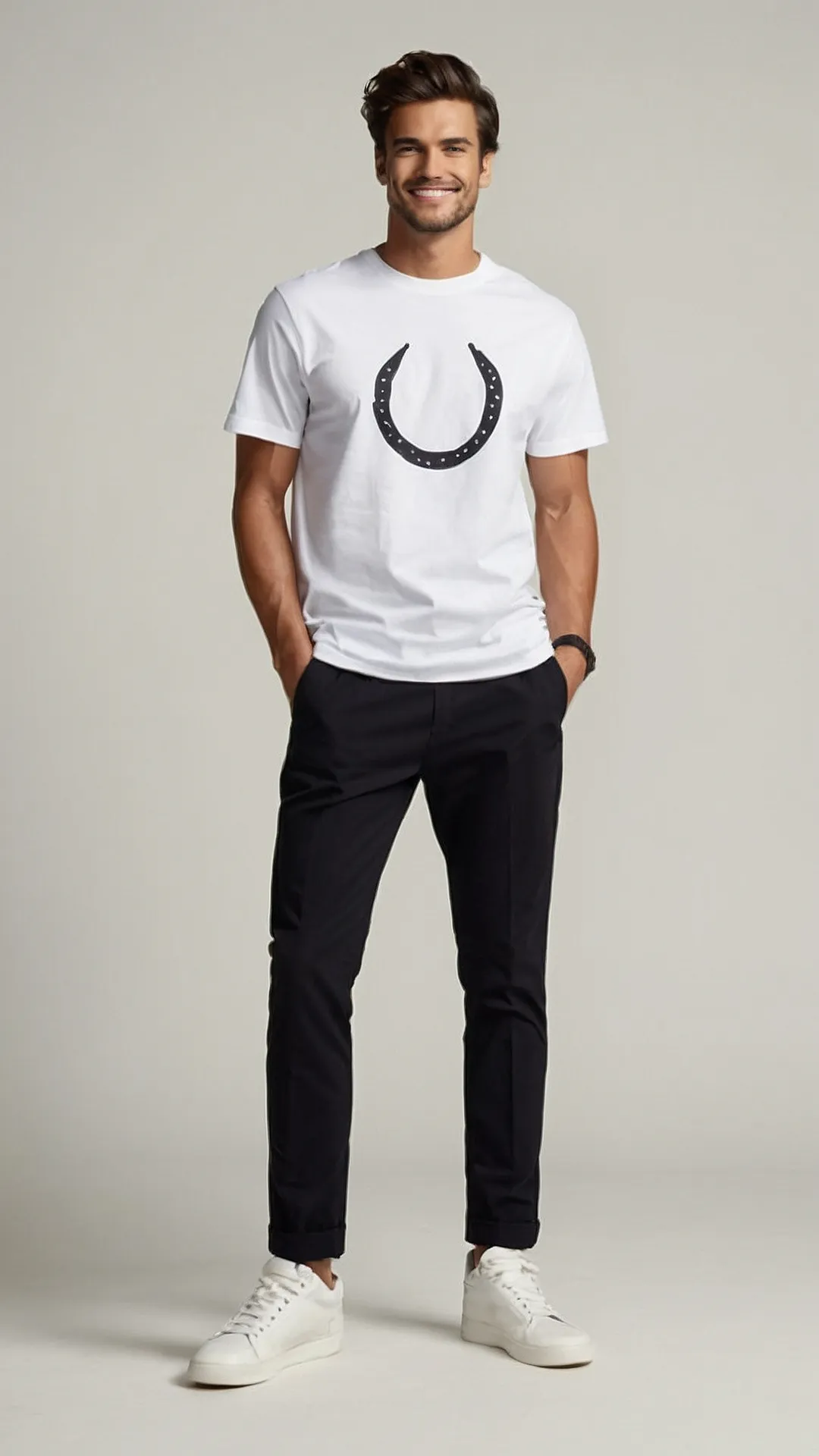T-Shirt Transformations: Men’s Style Ideas to Amp Up Your Wardrobe 33 Horseshoe Style: