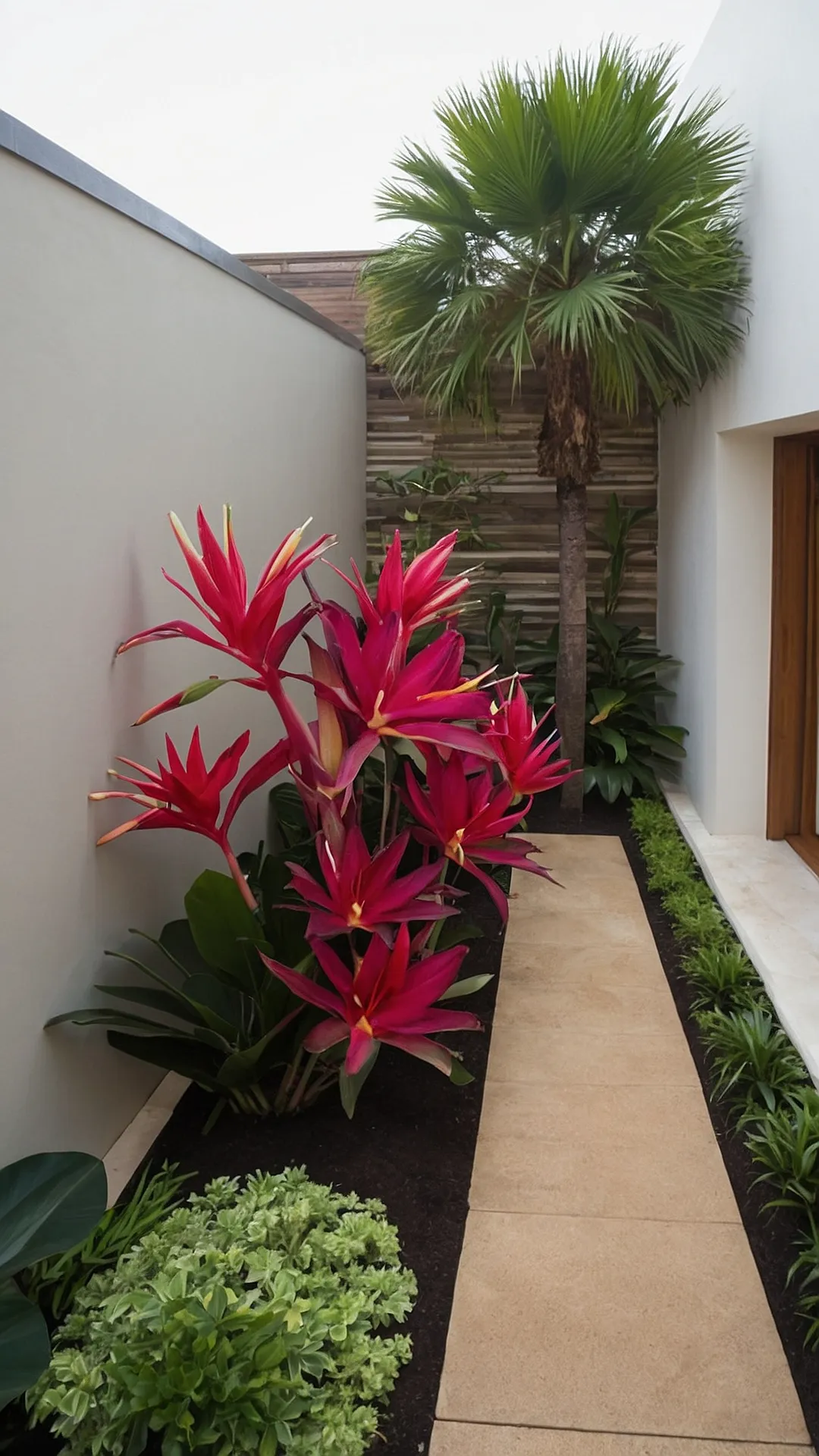 Transform Your Space: 13 Tropical Landscape Design Ideas for Every Home 42 Palm-tastic Patio: