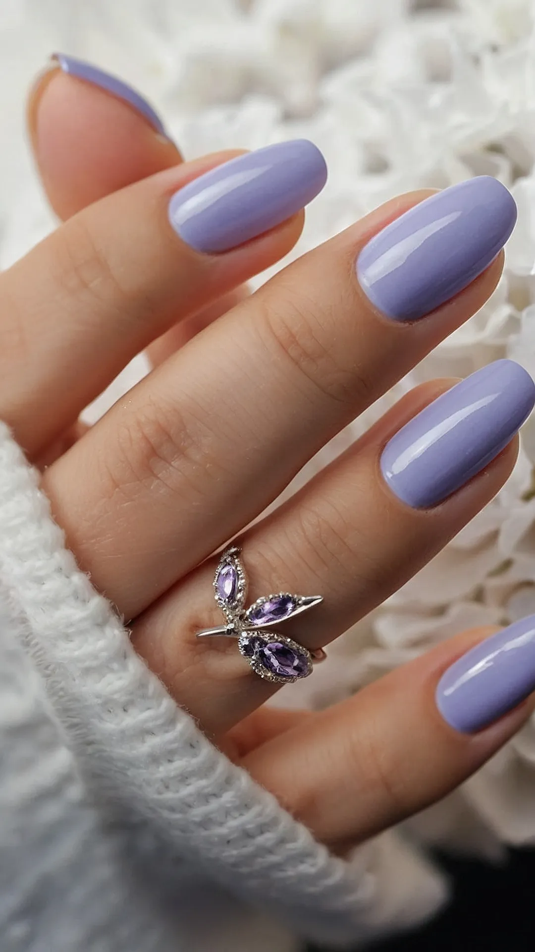 Get Inspired: 21 Unique Lavender Nail Ideas You Must Try 34 Lavender Wings