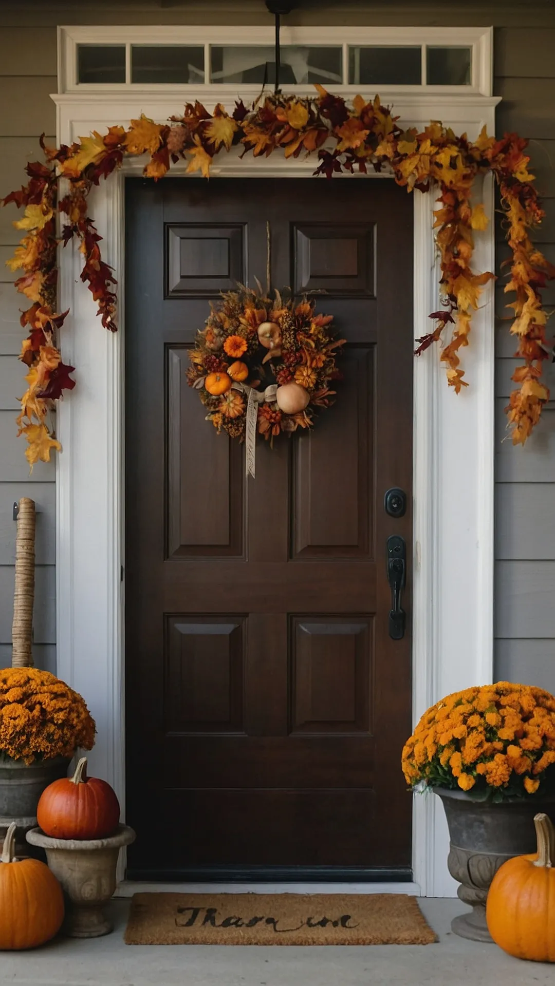 Fall's Whisper: Doorside Delight