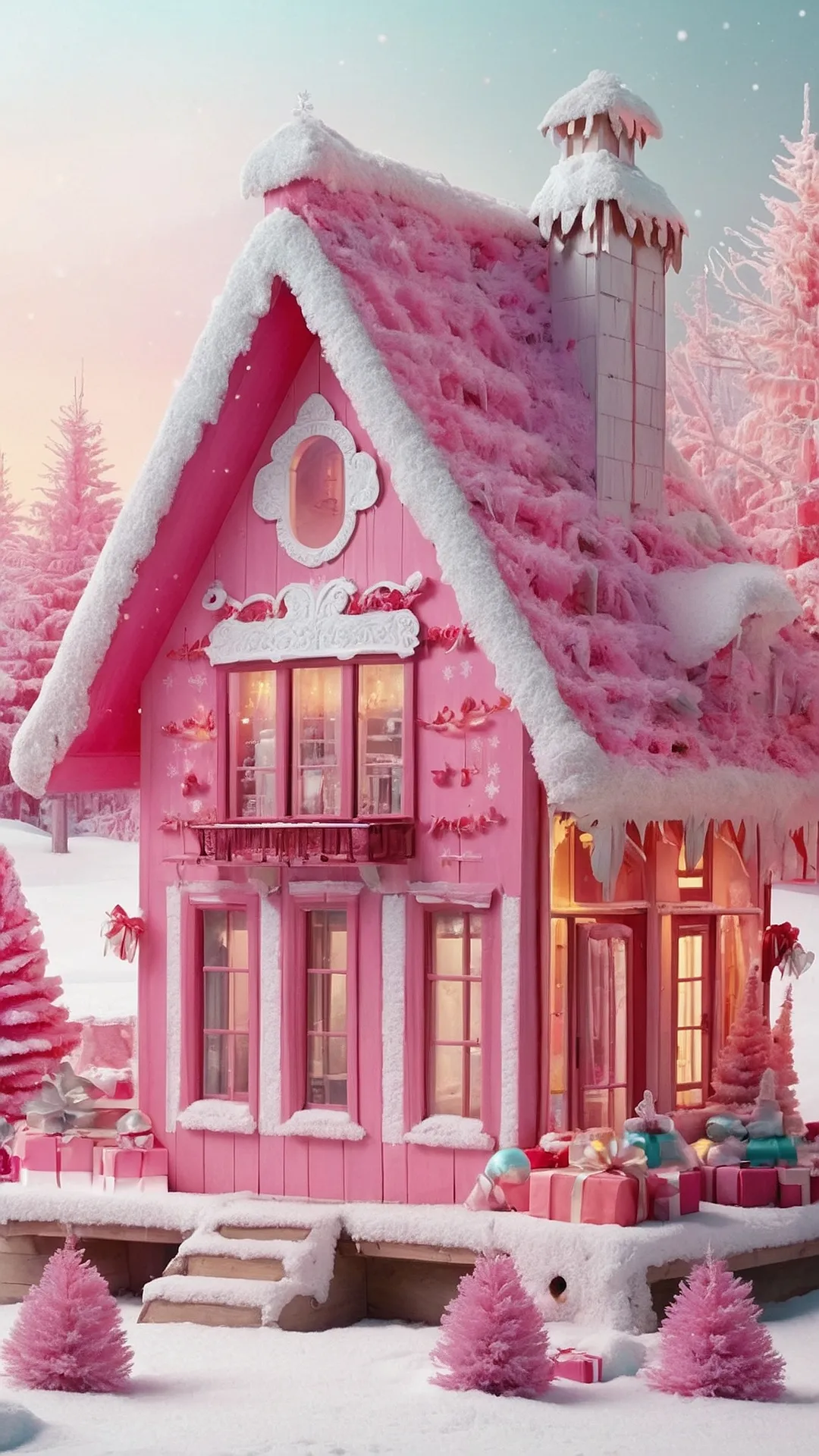 Cotton Candy Christmas: