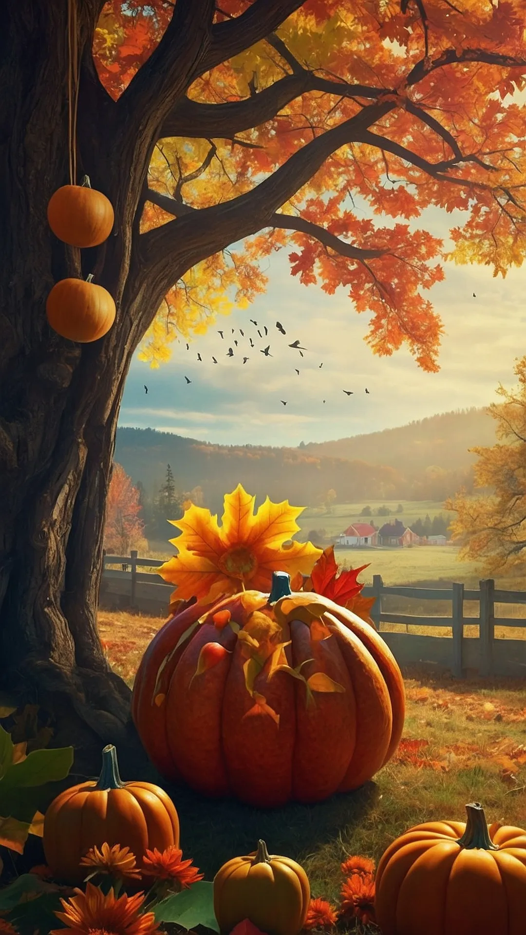 Transform Your November with 10 Fun Thanksgiving Wallpaper Designs** ** 39 Pumpkin Paradise