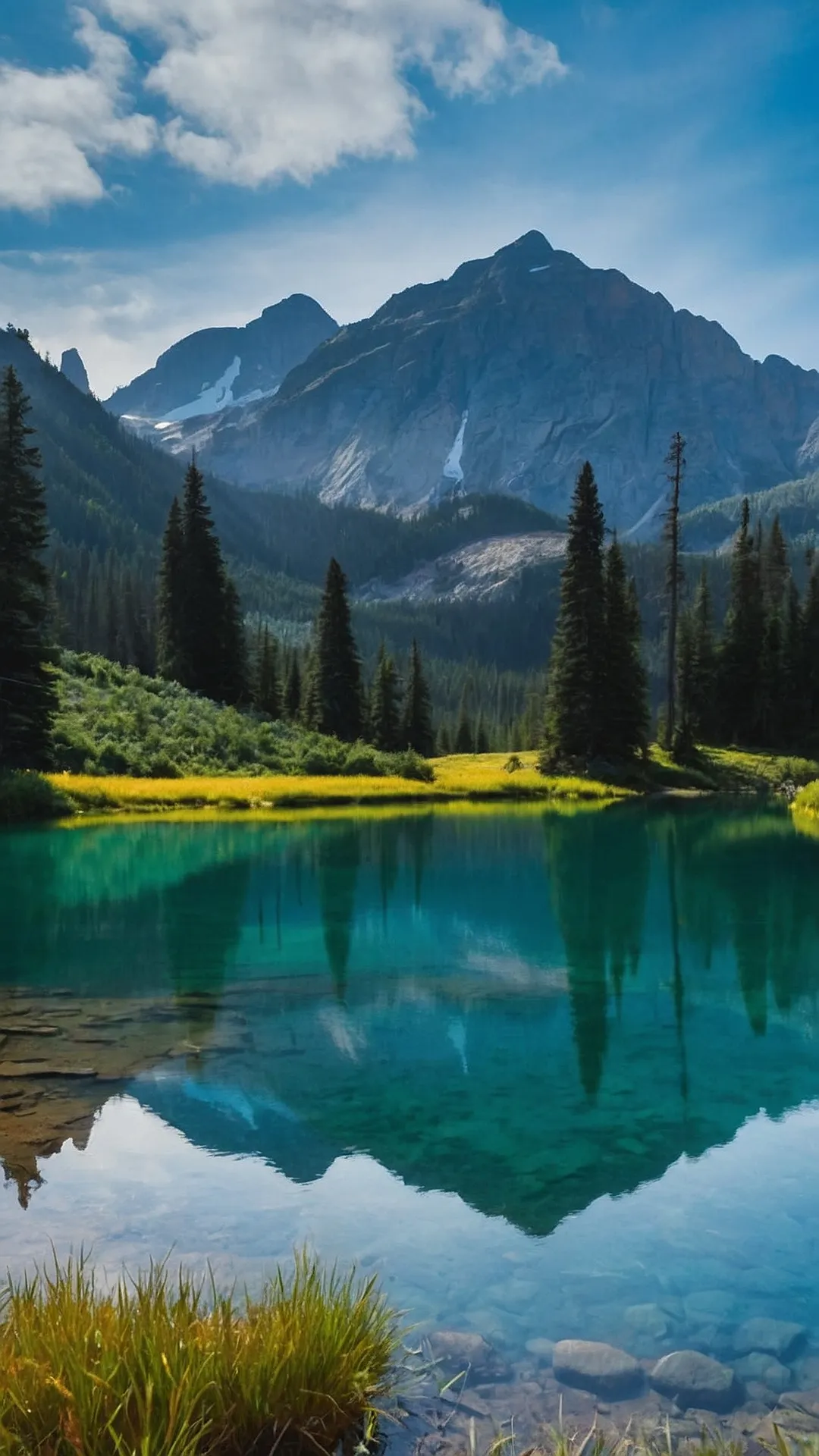 17 Picturesque Landscapes That Will Make Your Wallpaper Dreams Come True 33 Mountain Mirrors