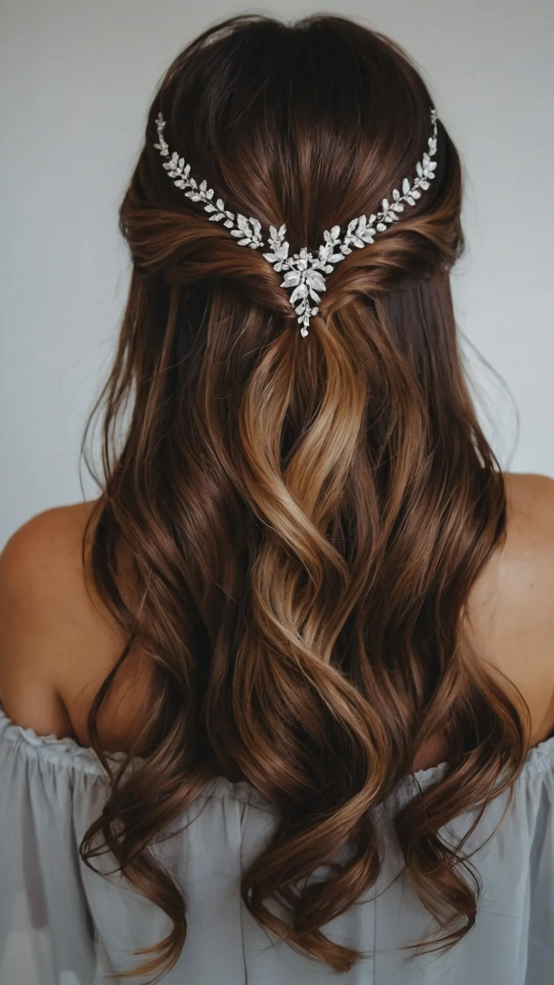 Glamorous Half Up Half Down Wedding Hair Designs to Try