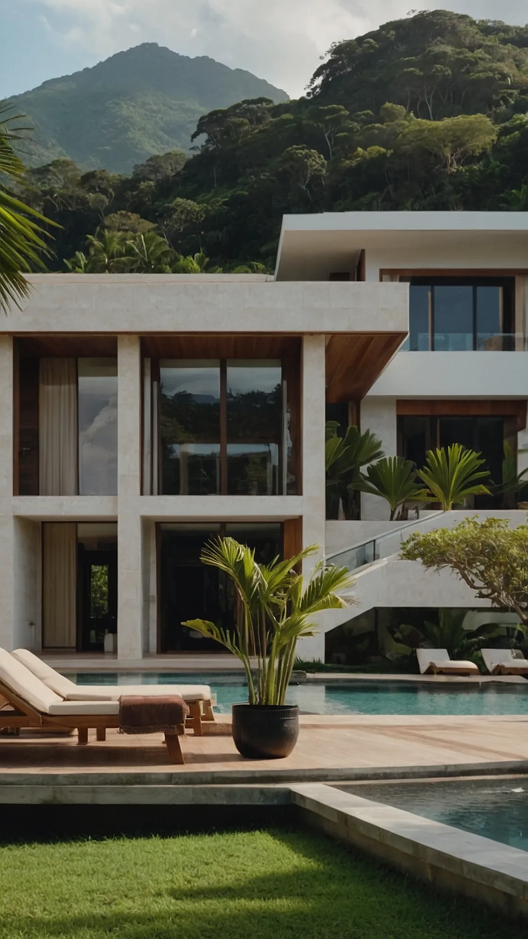 Tropical Escapes: 17 Luxury Villas That Redefine Modern Living** ** 38 Oceanside Paradise