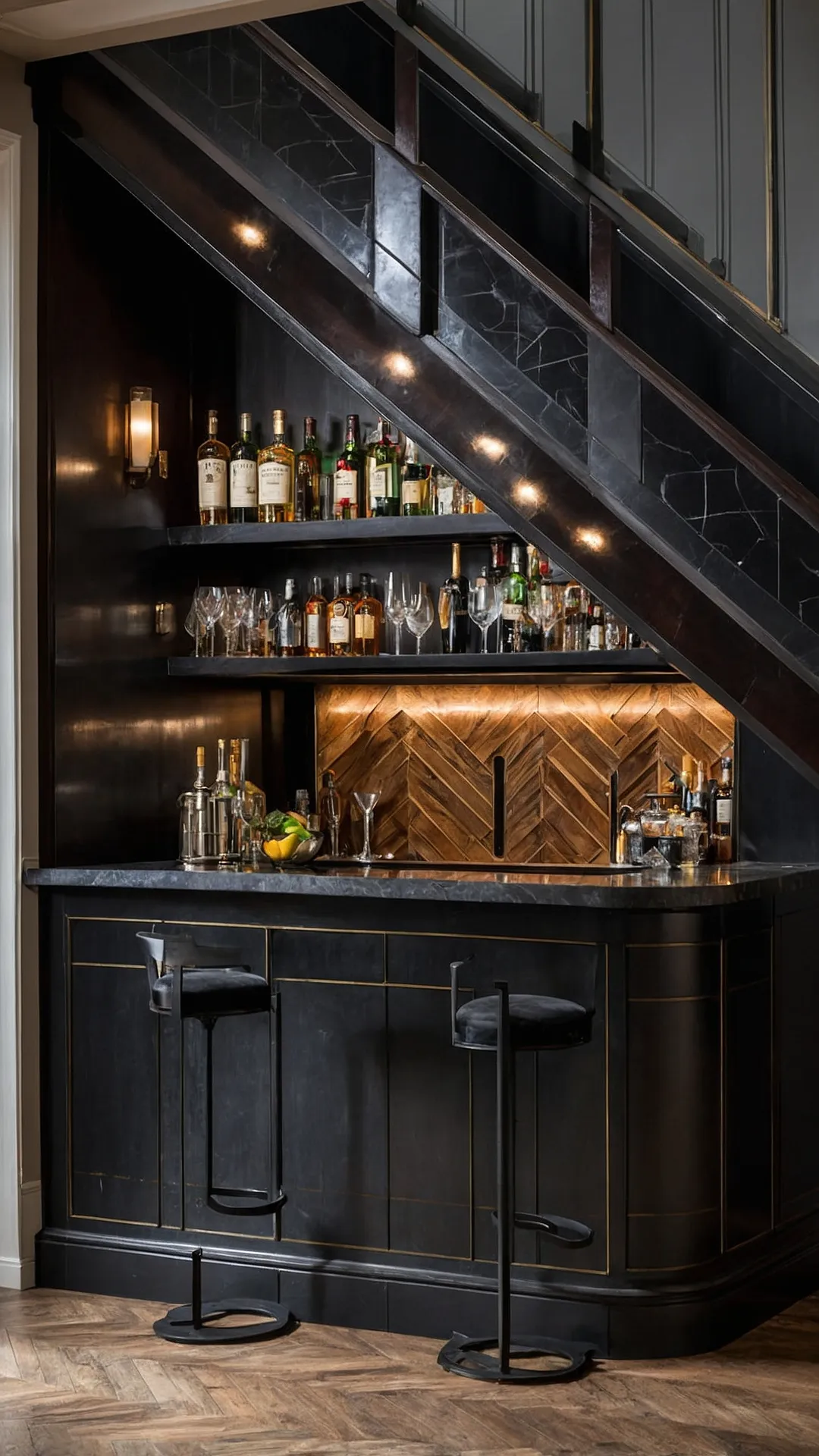 Transform Your Nook: 17 House Bar Design Ideas for Modern Spaces 33 Elevate Your Living Space