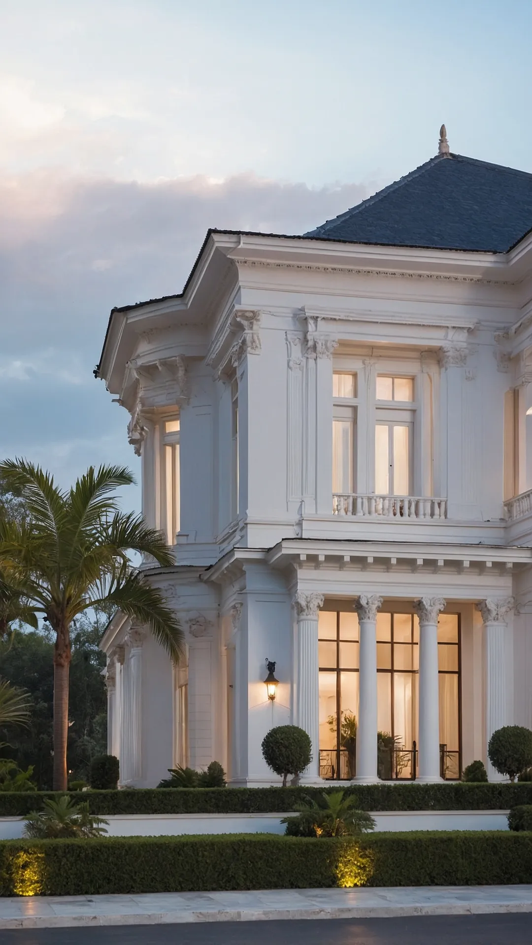 Discover 20 Stunning Neoclassical Villa Concepts for Modern Living 35 Column Chill Pad